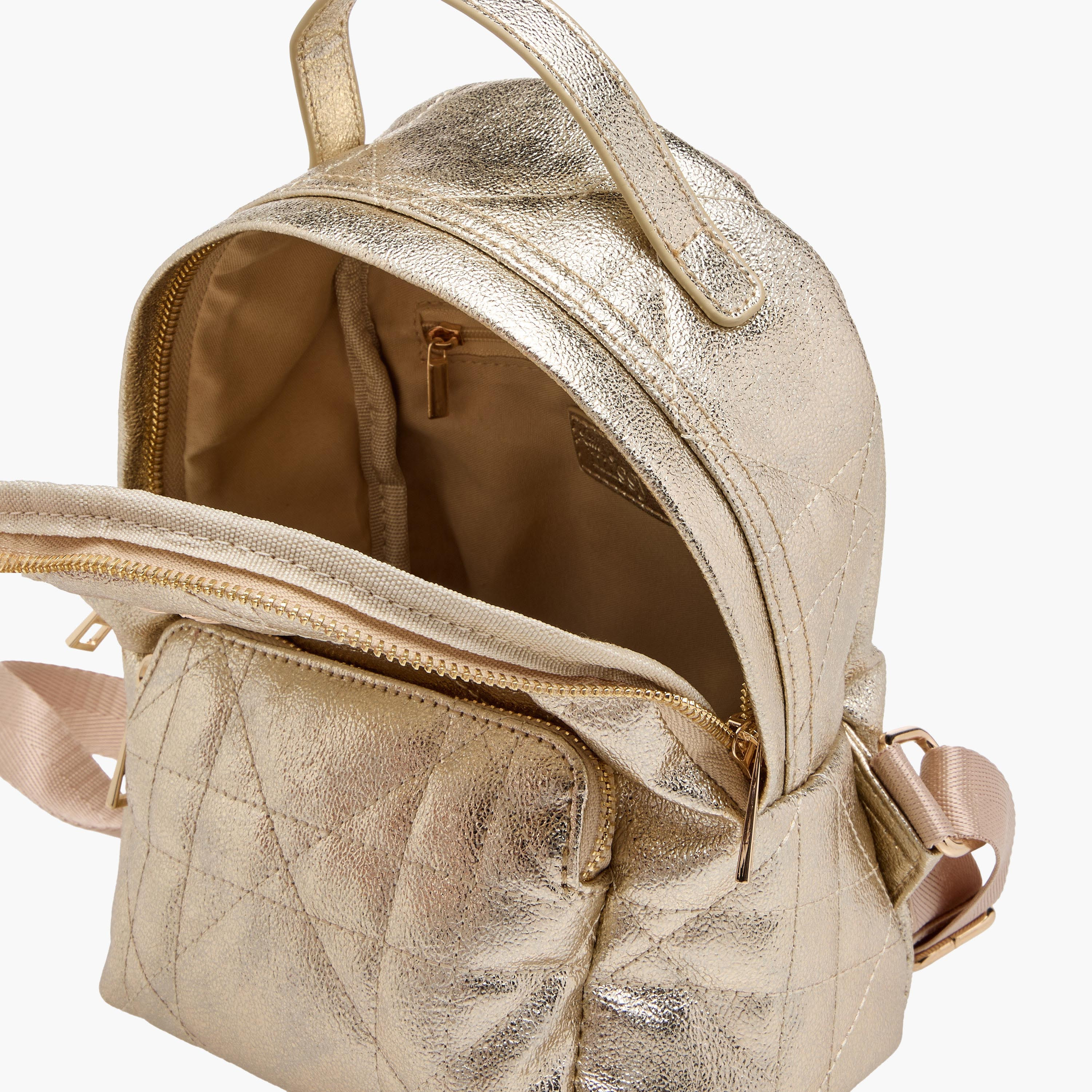 شنطة ظهر مبطنة بسحاب إغلاق وحمالات قابلة للتعديل من ليتل ميسي-girls-accessories-bags-image-7