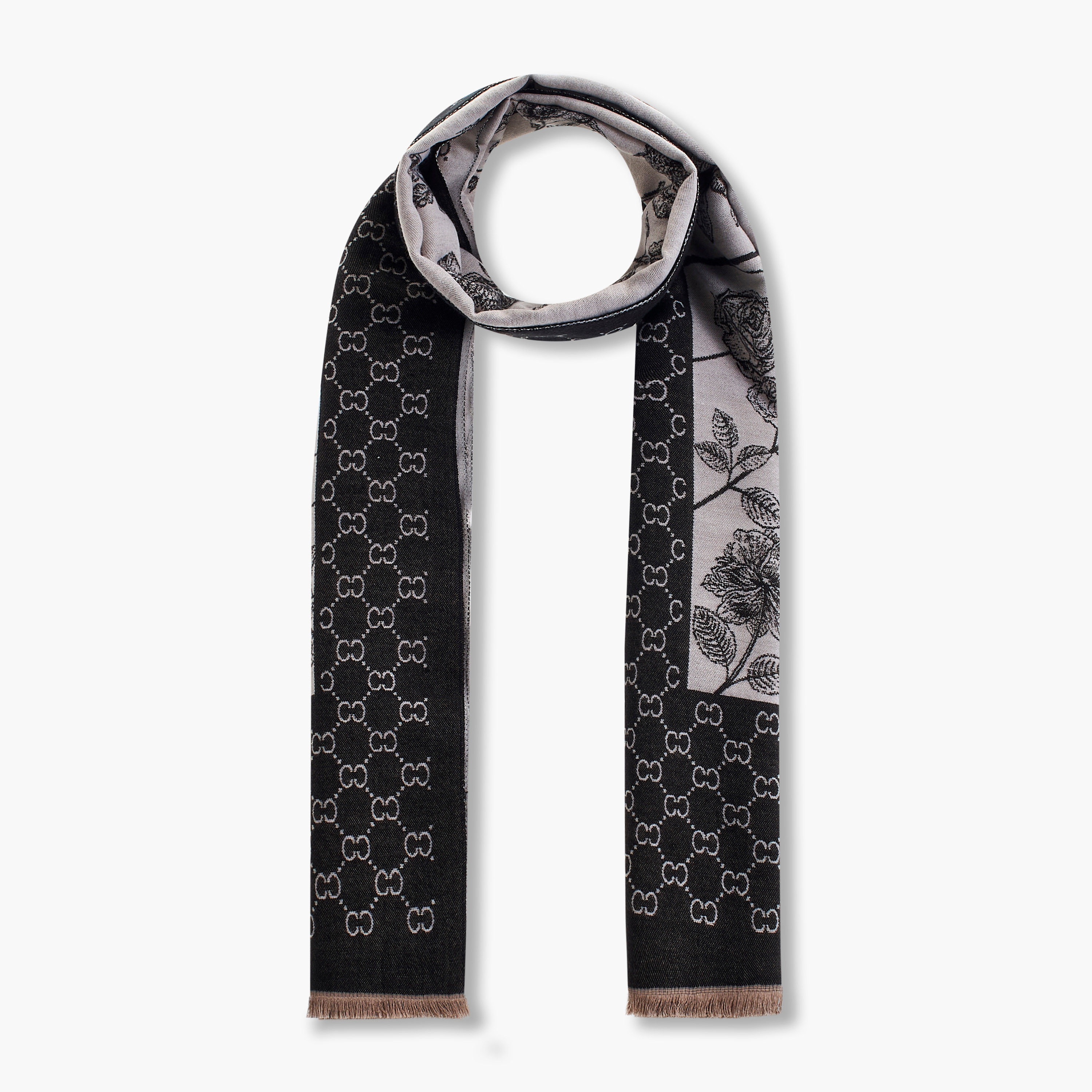 وشاح شتوي بطبعات مونوجرام من زورا-women-clothingaccessories-scarves-image-1