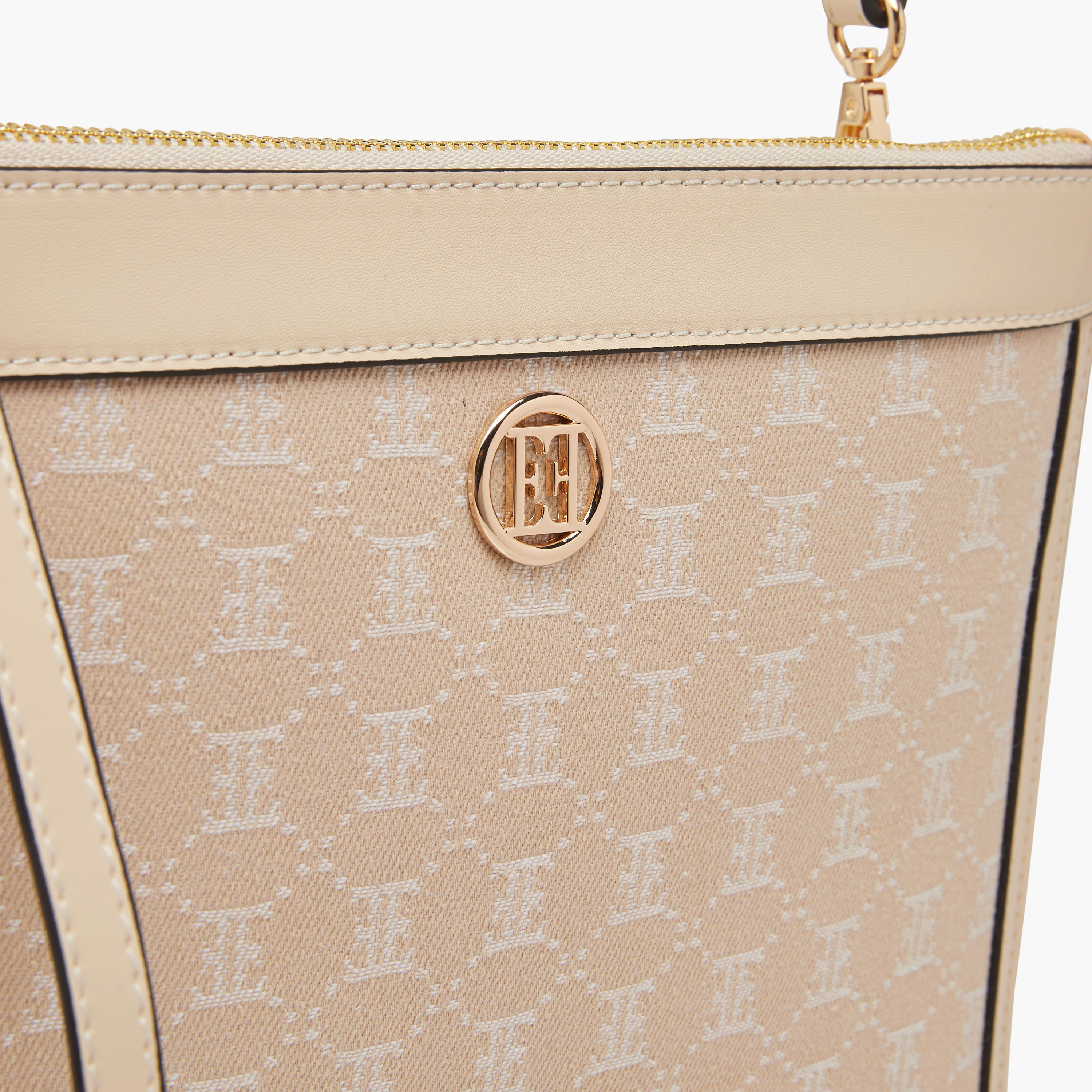 Elle Monogram Textured Crossbody Bag with Adjustable Strap-women-bagsandwallets-handbags-image-4