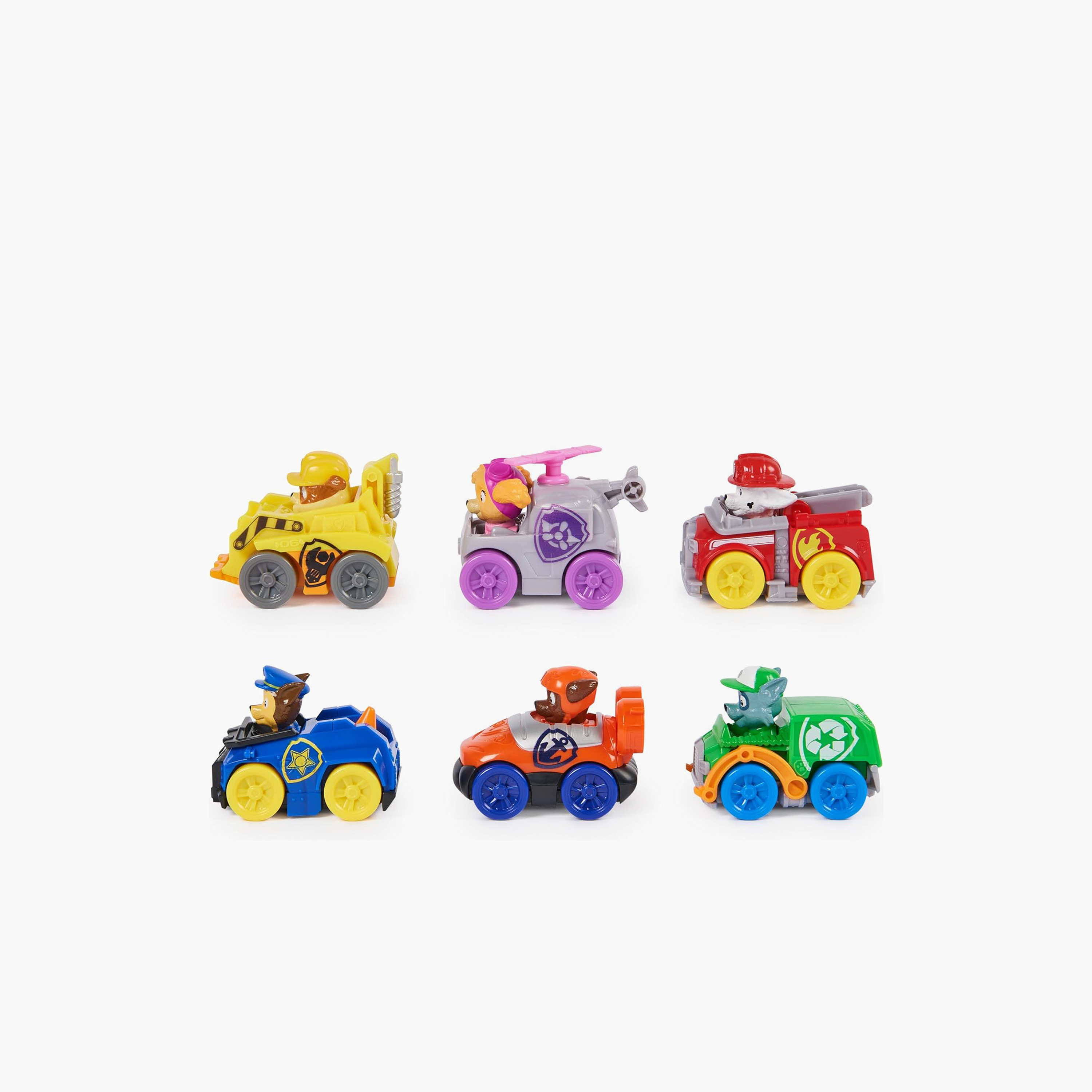 PAW Patrol 6-Piece Pup Squad Racers Car Set-toys-playvehicles-cars-image-2