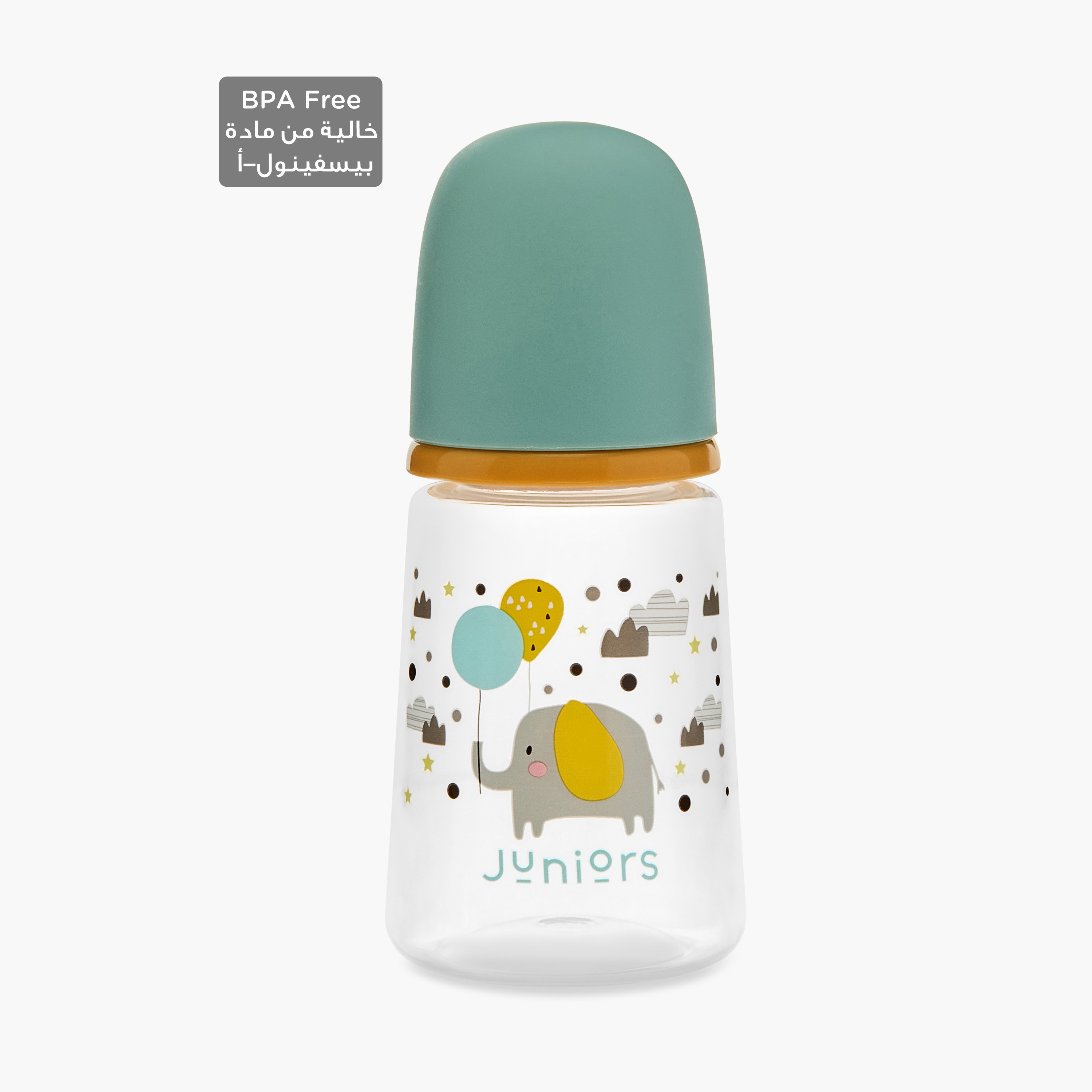 Juniors Printed Feeding Bottle - 120 ml-baby-feeding-feedingbottles-bottlesandteats-image-1