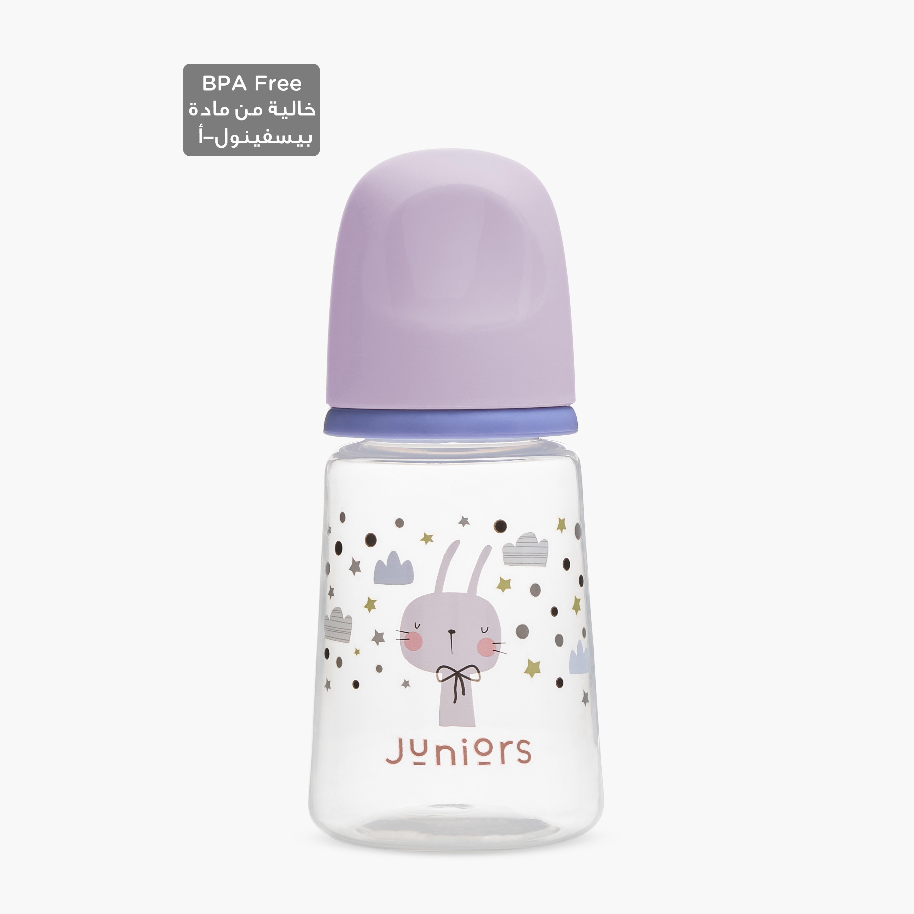 Juniors Printed Feeding Bottle - 120 ml-baby-feeding-feedingbottles-bottlesandteats-image-1