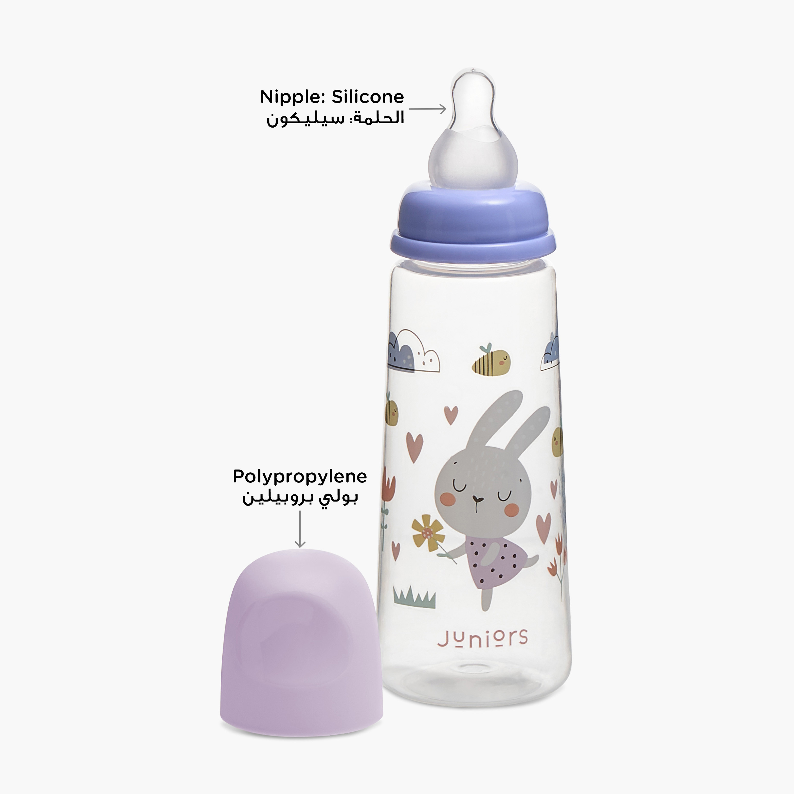 Juniors Printed Feeding Bottle - 250 ml (3 months+)-baby-feeding-feedingbottles-bottlesandteats-image-3