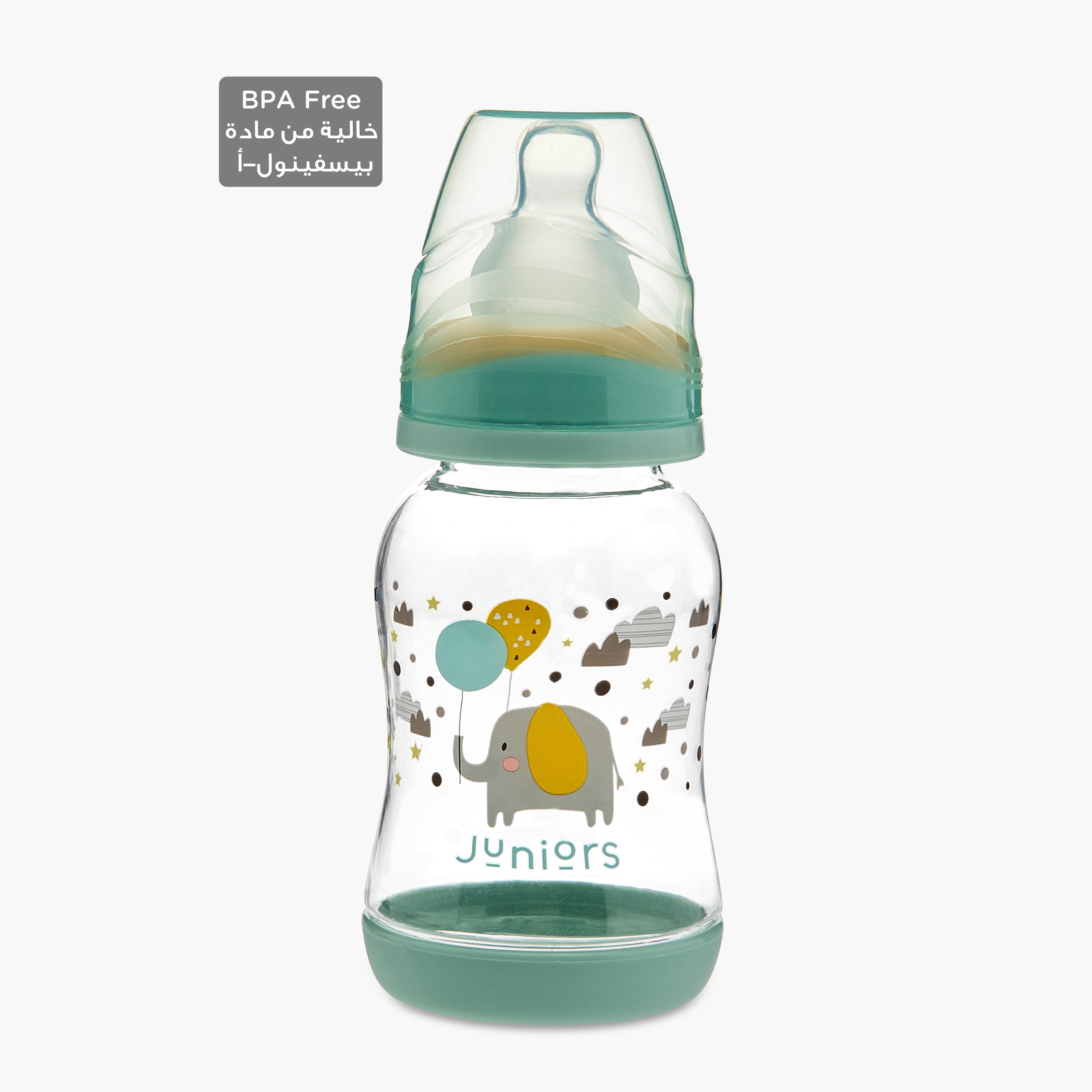 Juniors Printed Feeding Bottle - 120 ml-baby-feeding-feedingbottles-bottlesandteats-image-1