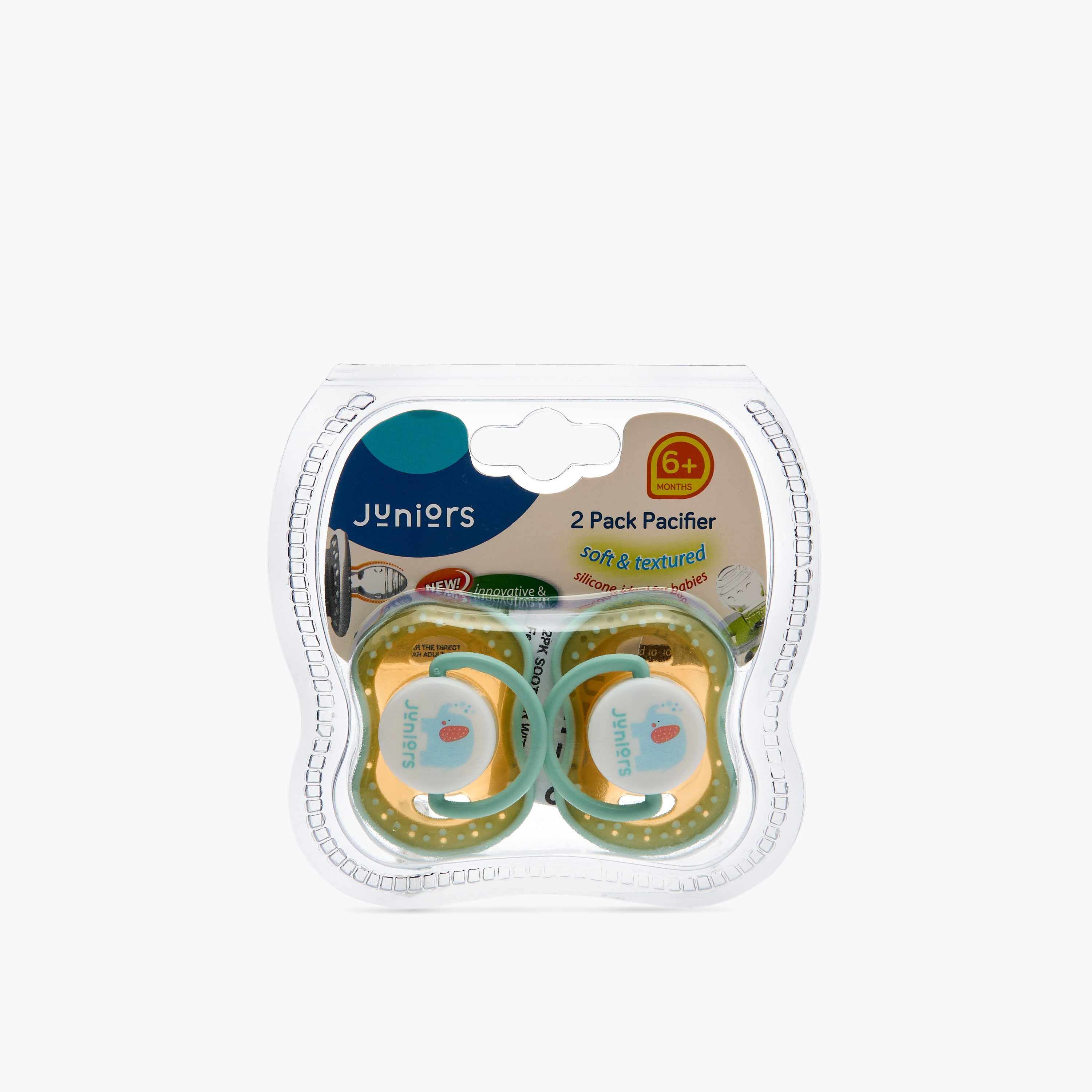 Juniors 2-Piece Silicon Pacifier Set - 6-18 months-baby-feeding-pacifiers-image-5