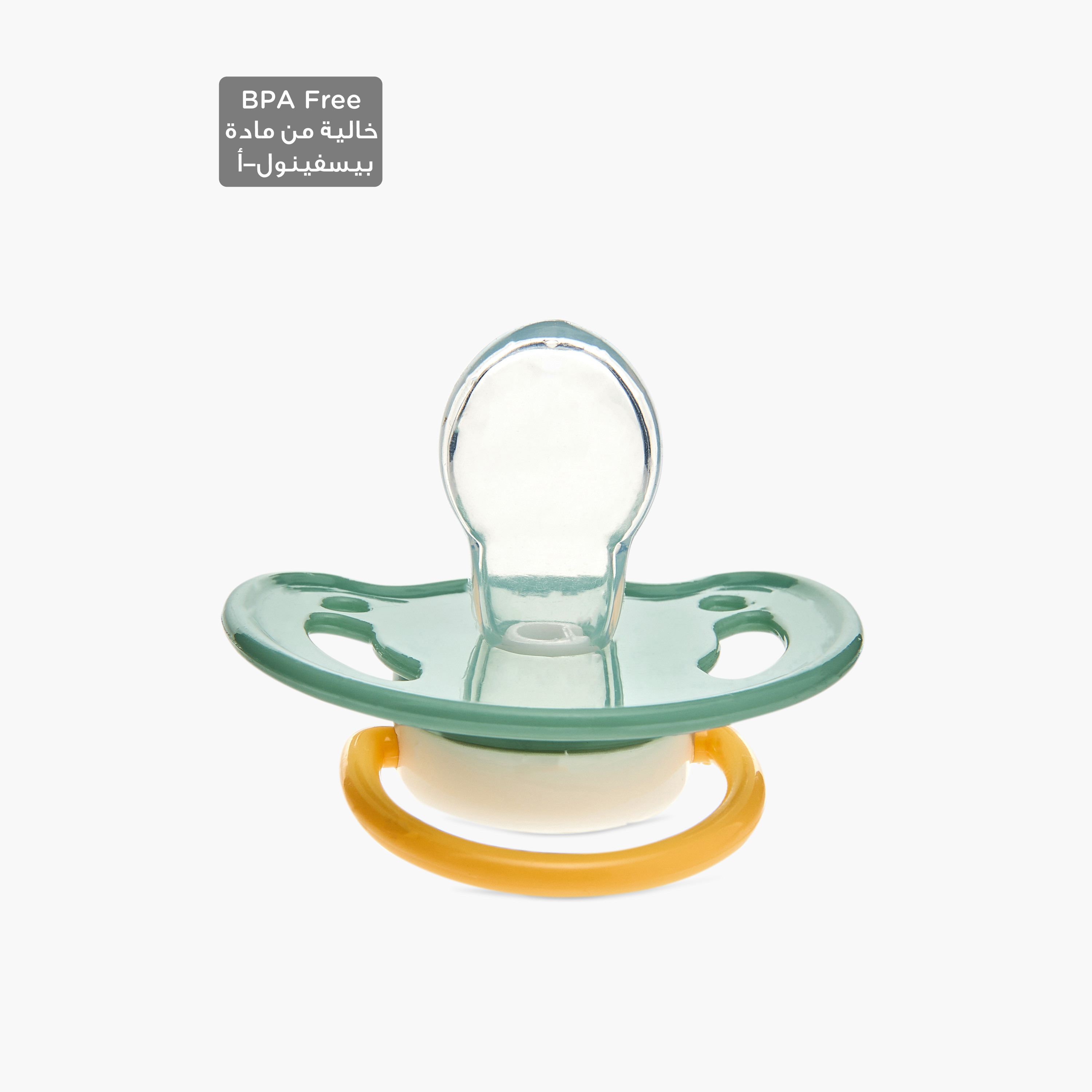 Juniors 2-Piece Silicon Pacifier Set - 0-6 months-baby-feeding-pacifiers-image-2