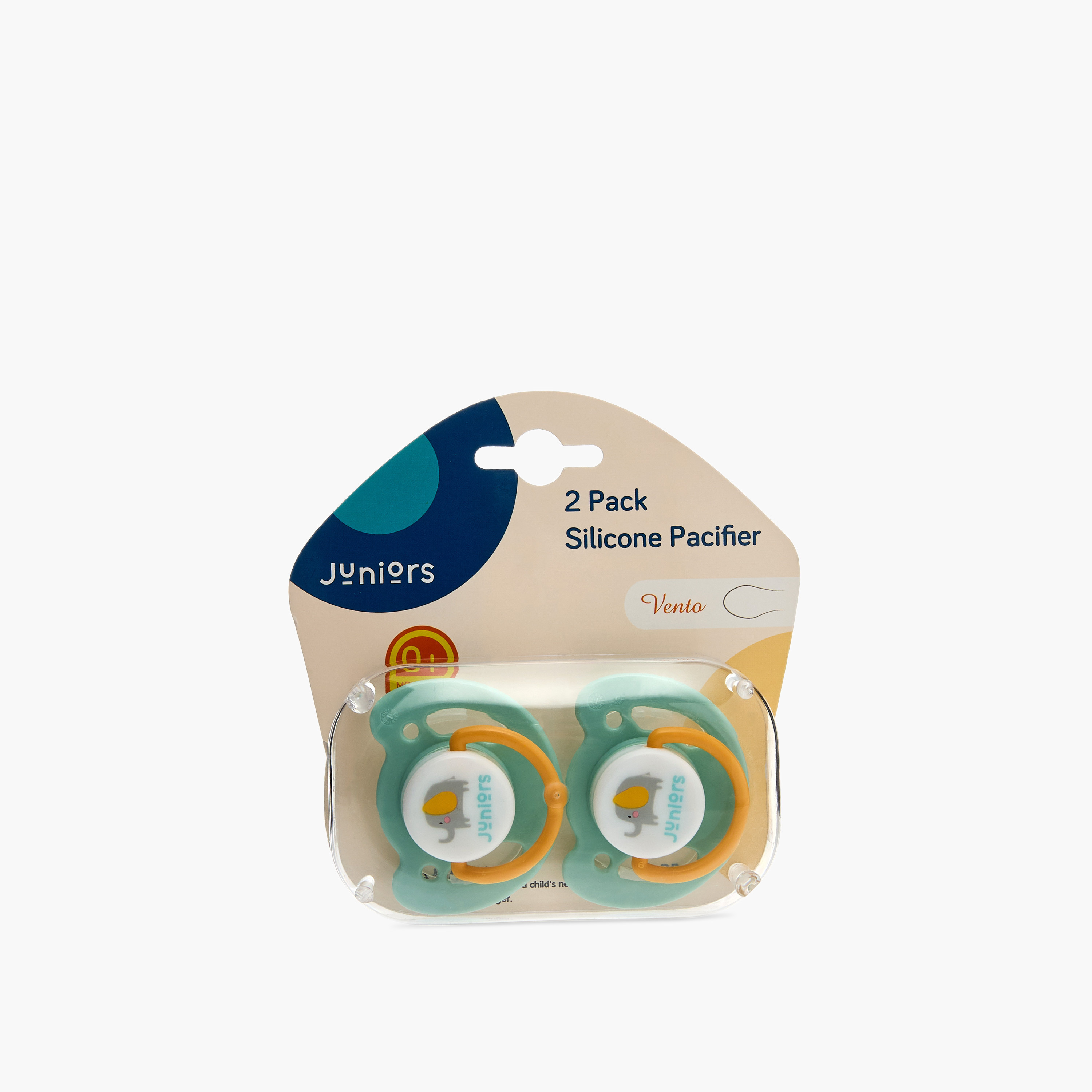 Juniors 2-Piece Silicon Pacifier Set - 0-6 months-baby-feeding-pacifiers-image-5