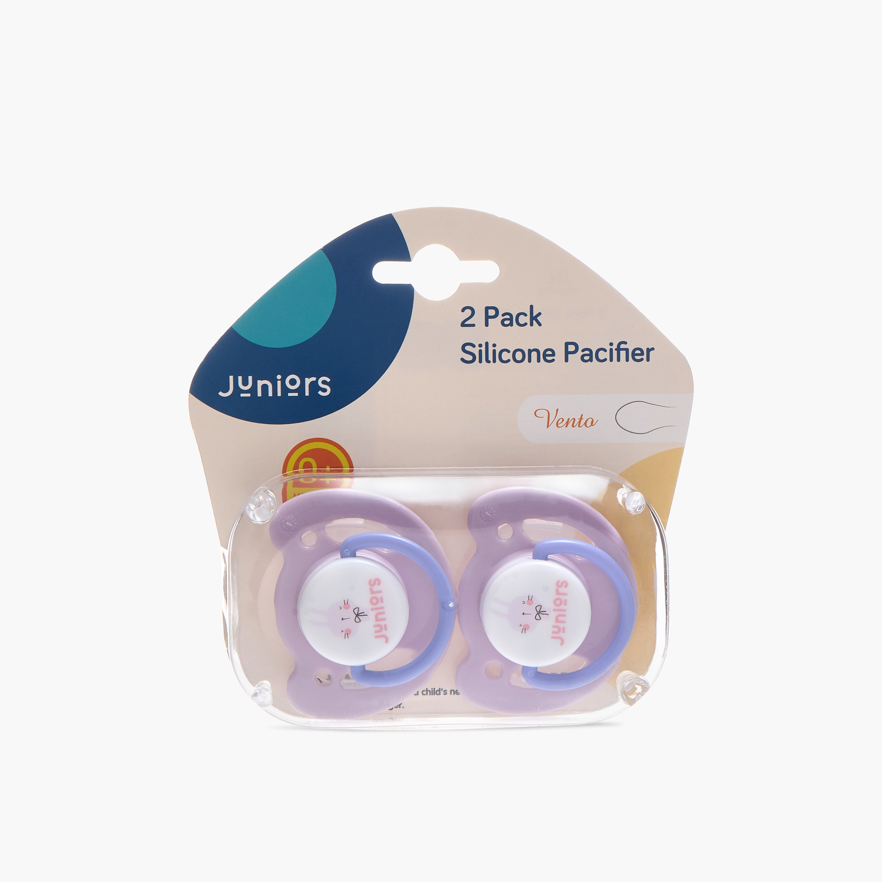 Juniors 2-Piece Silicon Pacifier Set - 0-6 months-baby-feeding-pacifiers-image-5