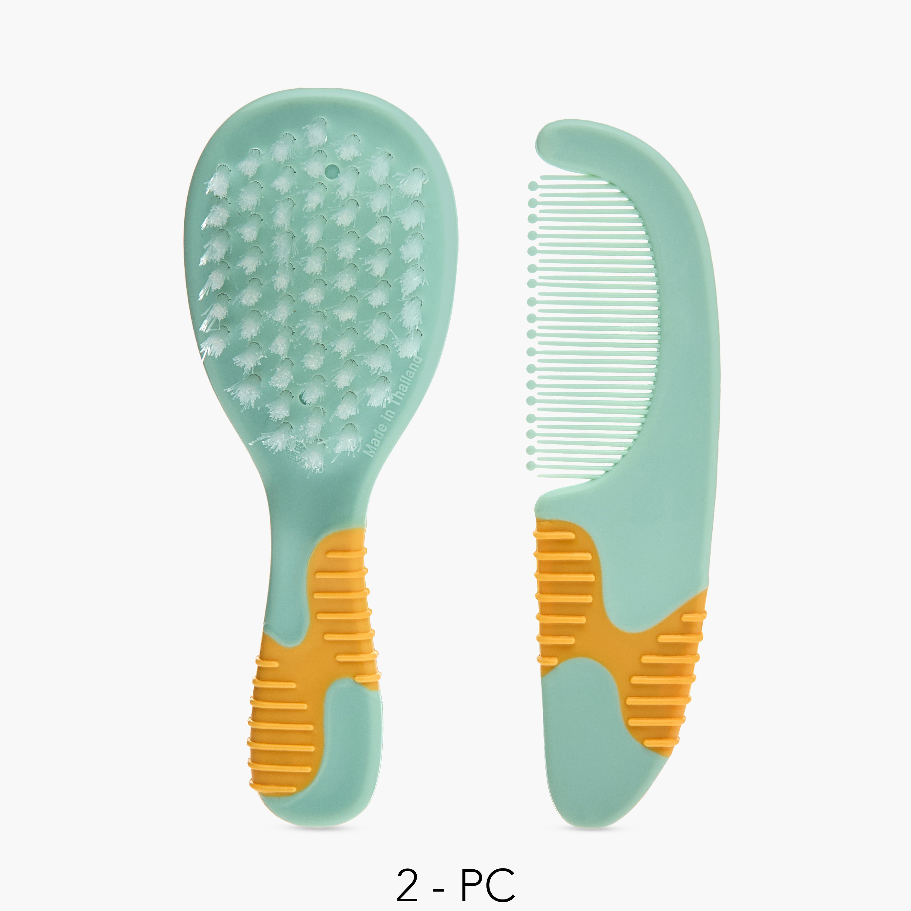 طقم مشط وفرشاة بمقبض ناعم من جونيورز-baby-bathandcare-grooming-image-9