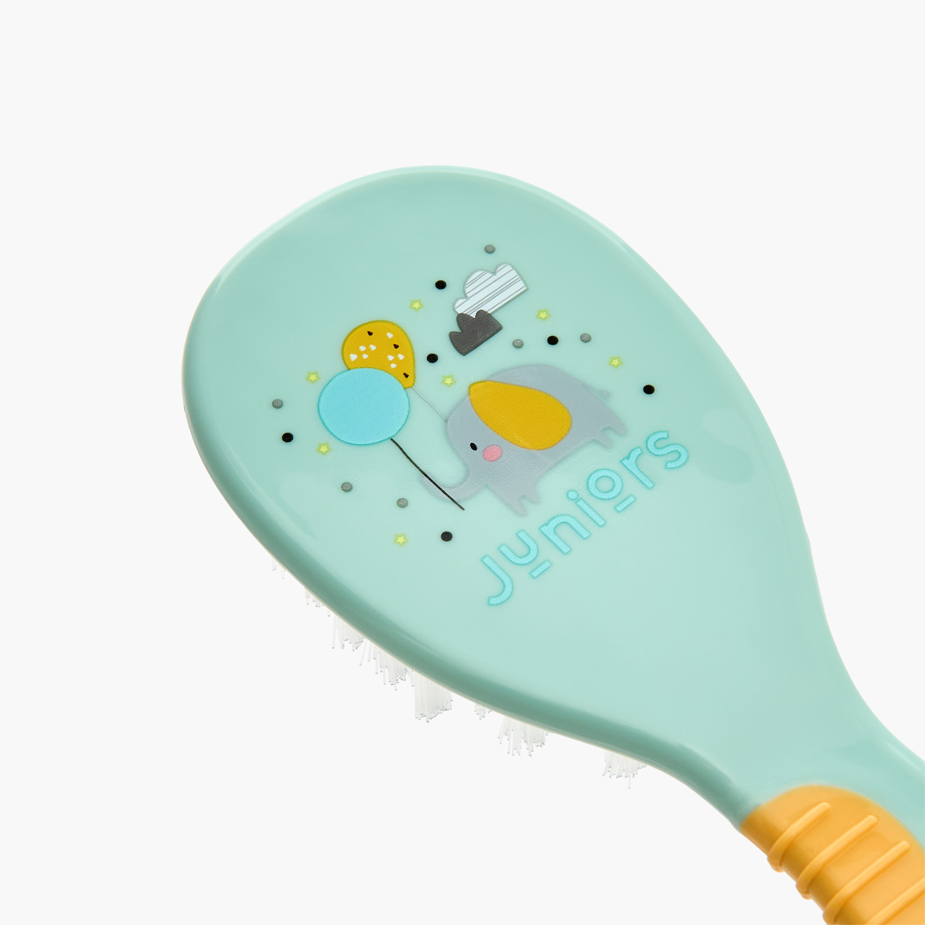 طقم مشط وفرشاة بمقبض ناعم من جونيورز-baby-bathandcare-grooming-image-4