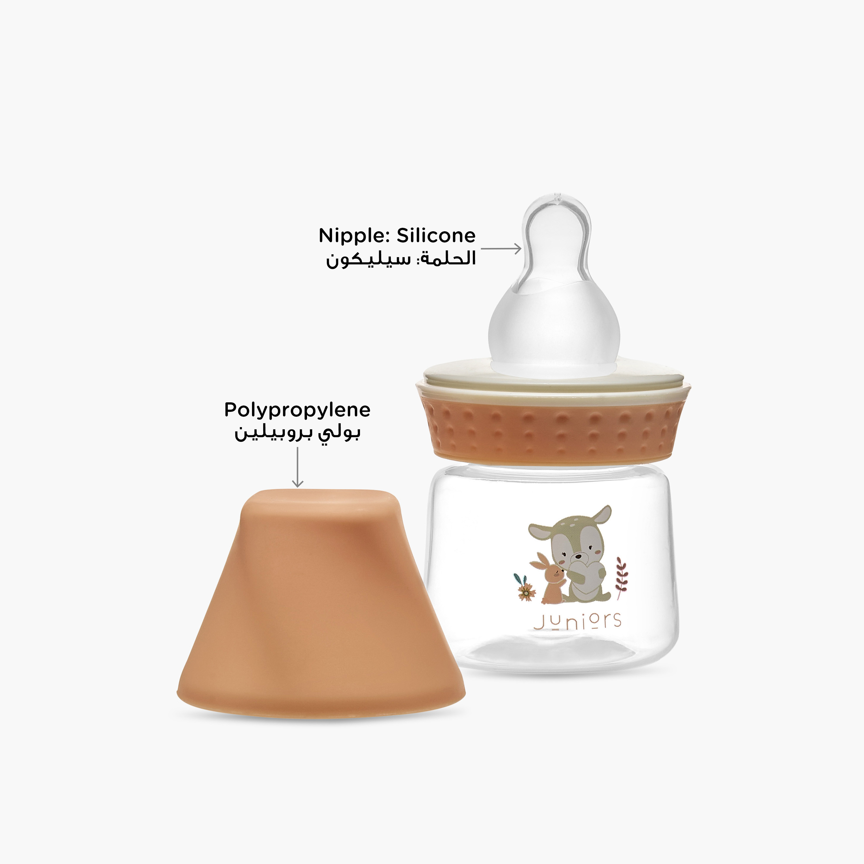 Juniors Printed Mini Feeding Bottle - 60 ml-baby-feeding-feedingbottles-bottlesandteats-image-5