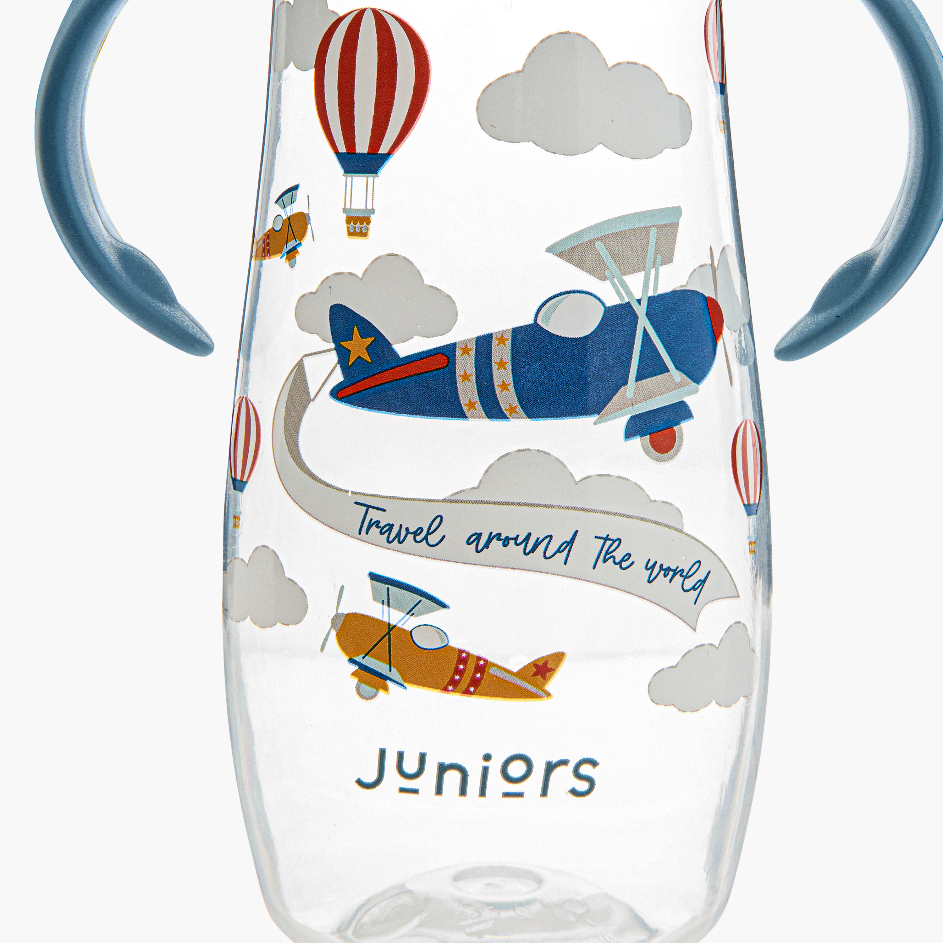 Juniors Printed Feeding Bottle with Handle - 250 ml-baby-feeding-feedingbottles-bottlesandteats-image-5