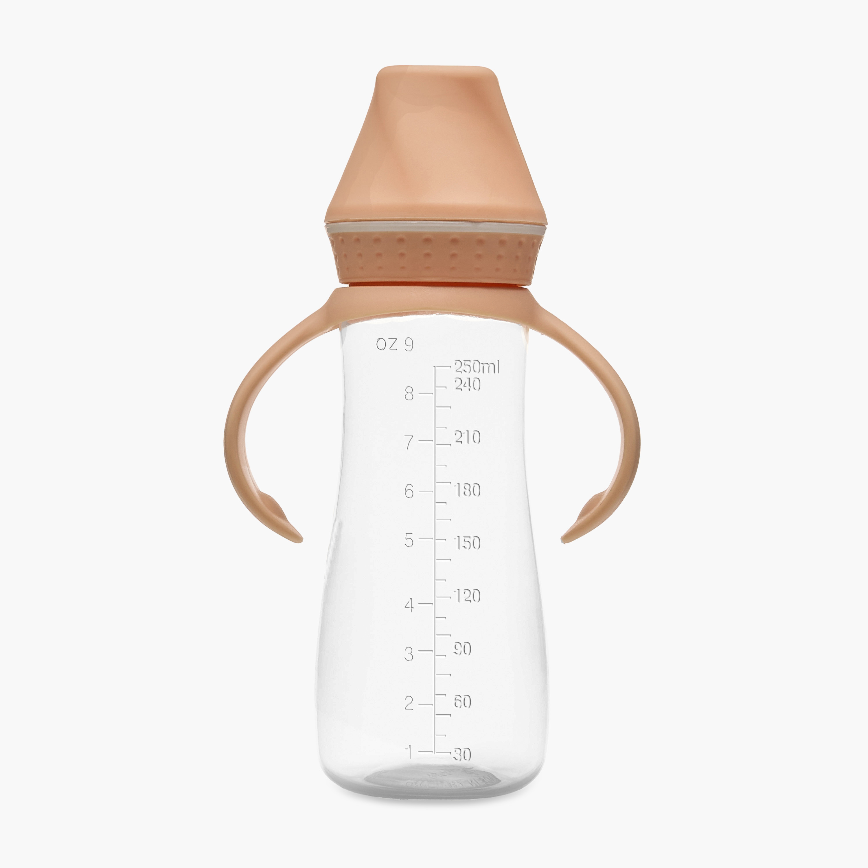 Juniors Giraffe Print Feeding Bottle with Handle - 250 ml-baby-feeding-feedingbottles-bottlesandteats-image-2