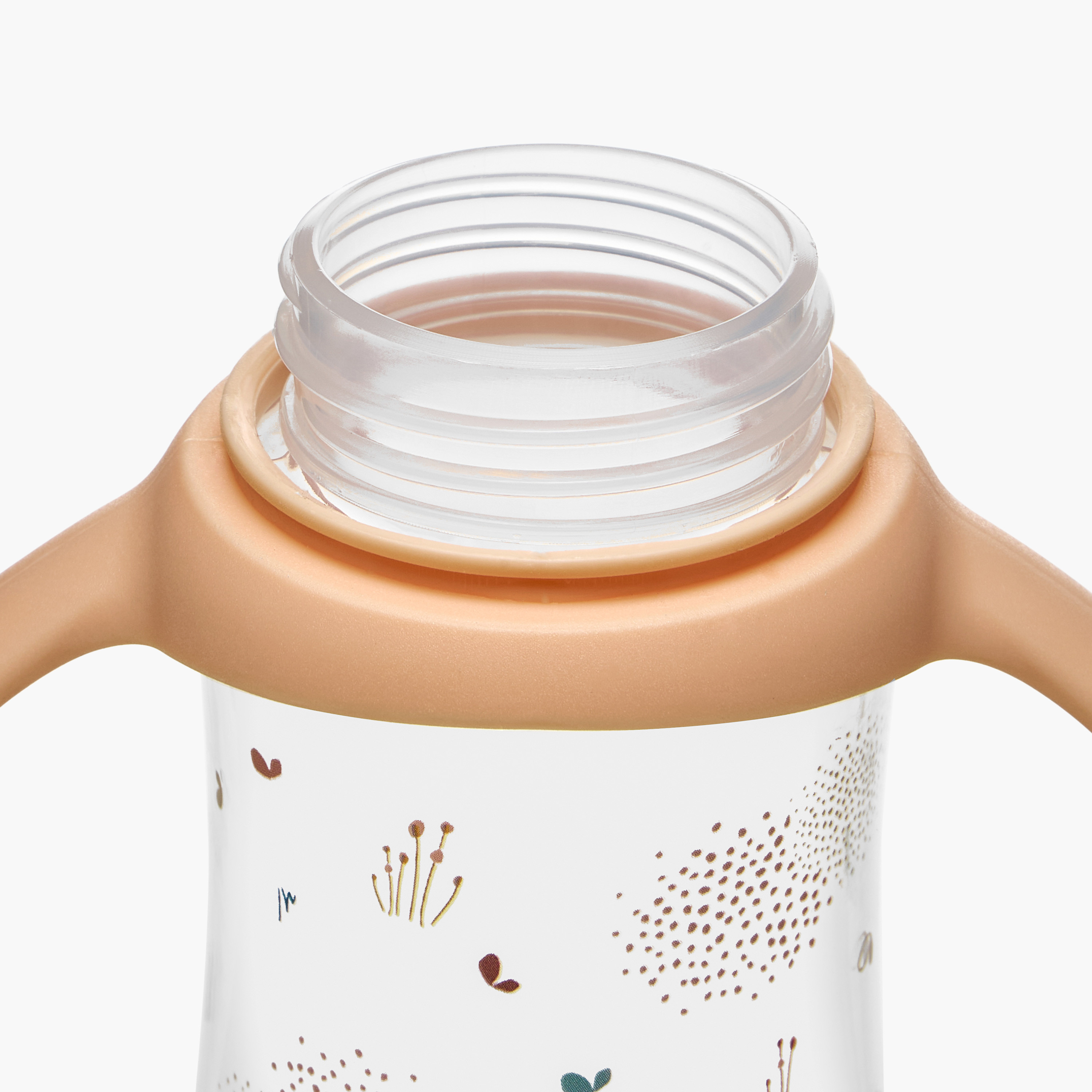 Juniors Giraffe Print Feeding Bottle with Handle - 250 ml-baby-feeding-feedingbottles-bottlesandteats-image-7
