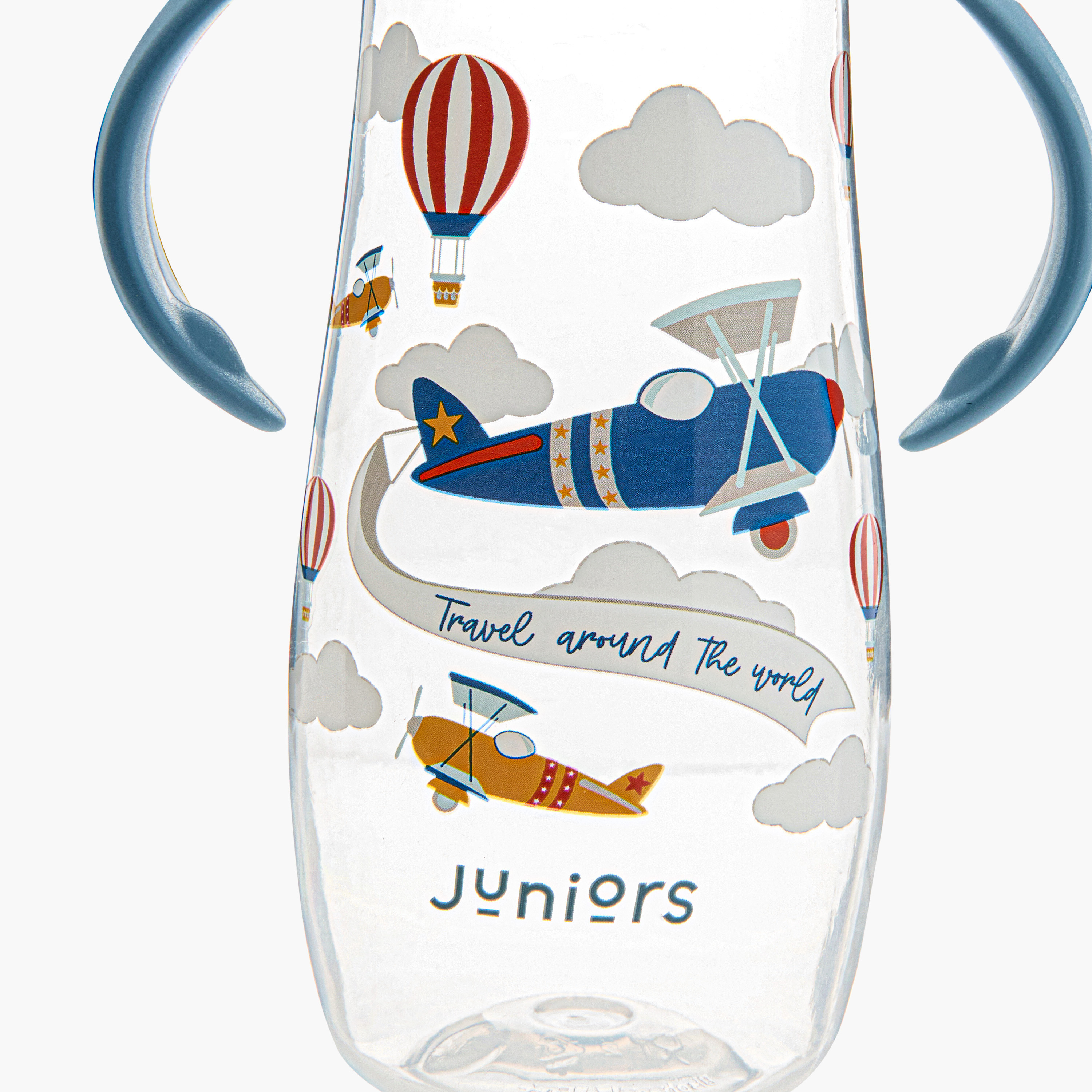 Juniors Printed Feeding Bottle with Handle - 300 ml-baby-feeding-feedingbottles-bottlesandteats-image-5