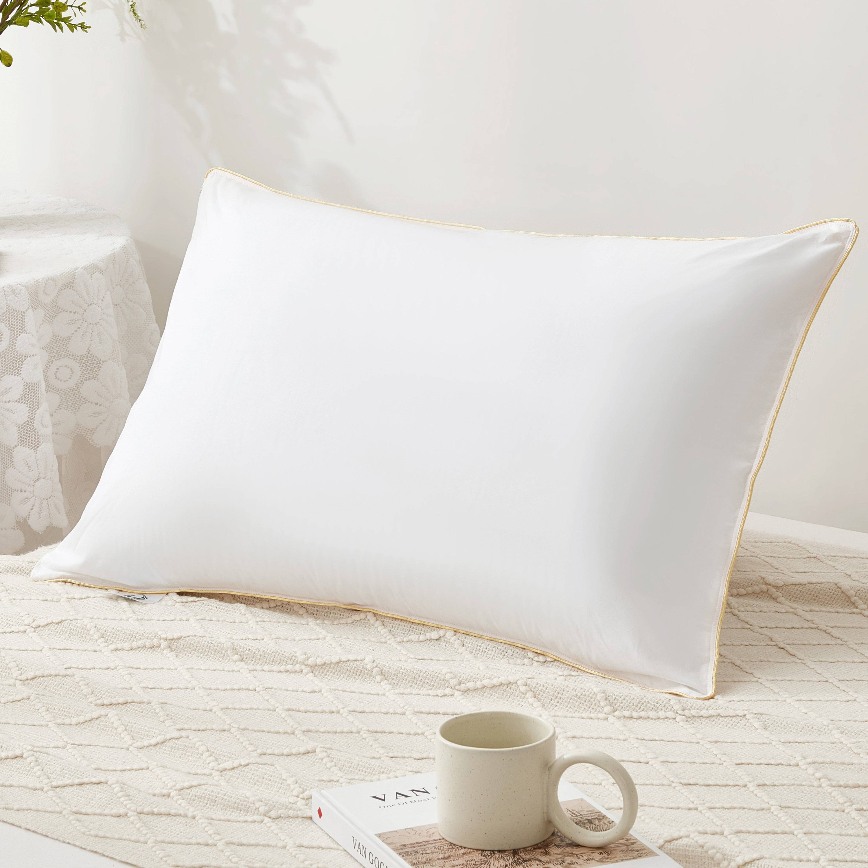 Unique Home 4-Piece Super Soft Pillow Set - 75x50 cms-household-bedding-pillows-image-1
