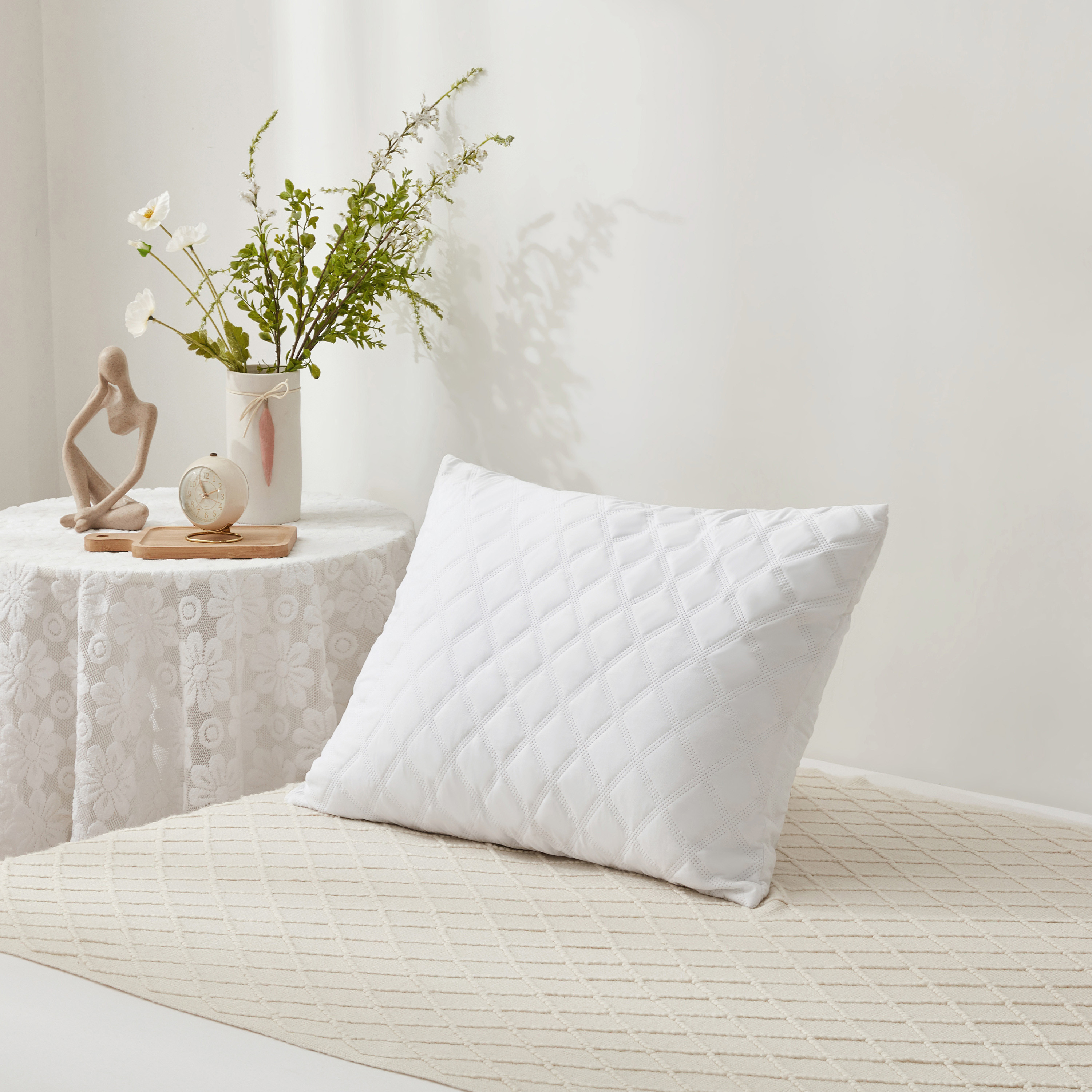 مجموعة وسائد عالية الجودة 4 قطع سوبر سونيك من يونيك هوم - 50x70 سم-household-bedding-pillows-image-1