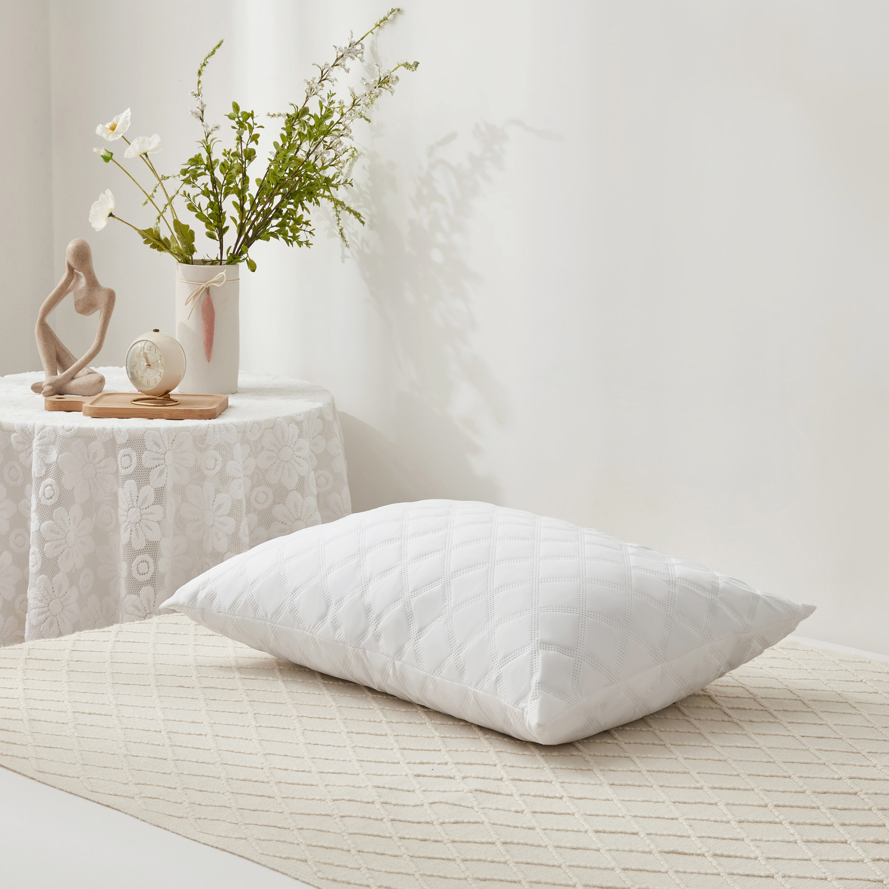 مجموعة وسائد عالية الجودة 4 قطع سوبر سونيك من يونيك هوم - 50x70 سم-household-bedding-pillows-image-3