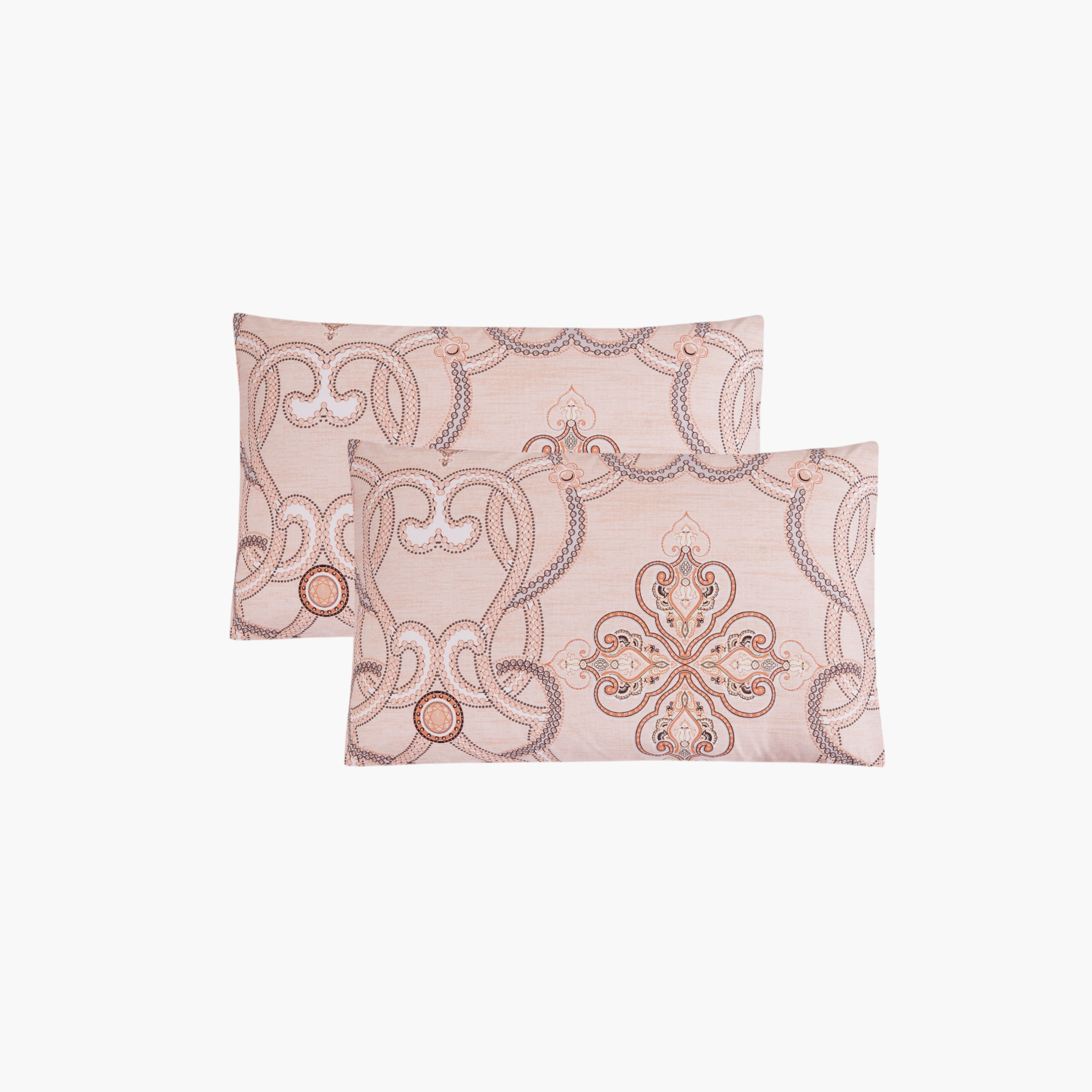 طقم لحاف كينج بطبعات لجميع المواسم 6 قطع من يونيك هوم - 240x260 سم-household-bedding-comfortersandbedspreads-comforters-image-4