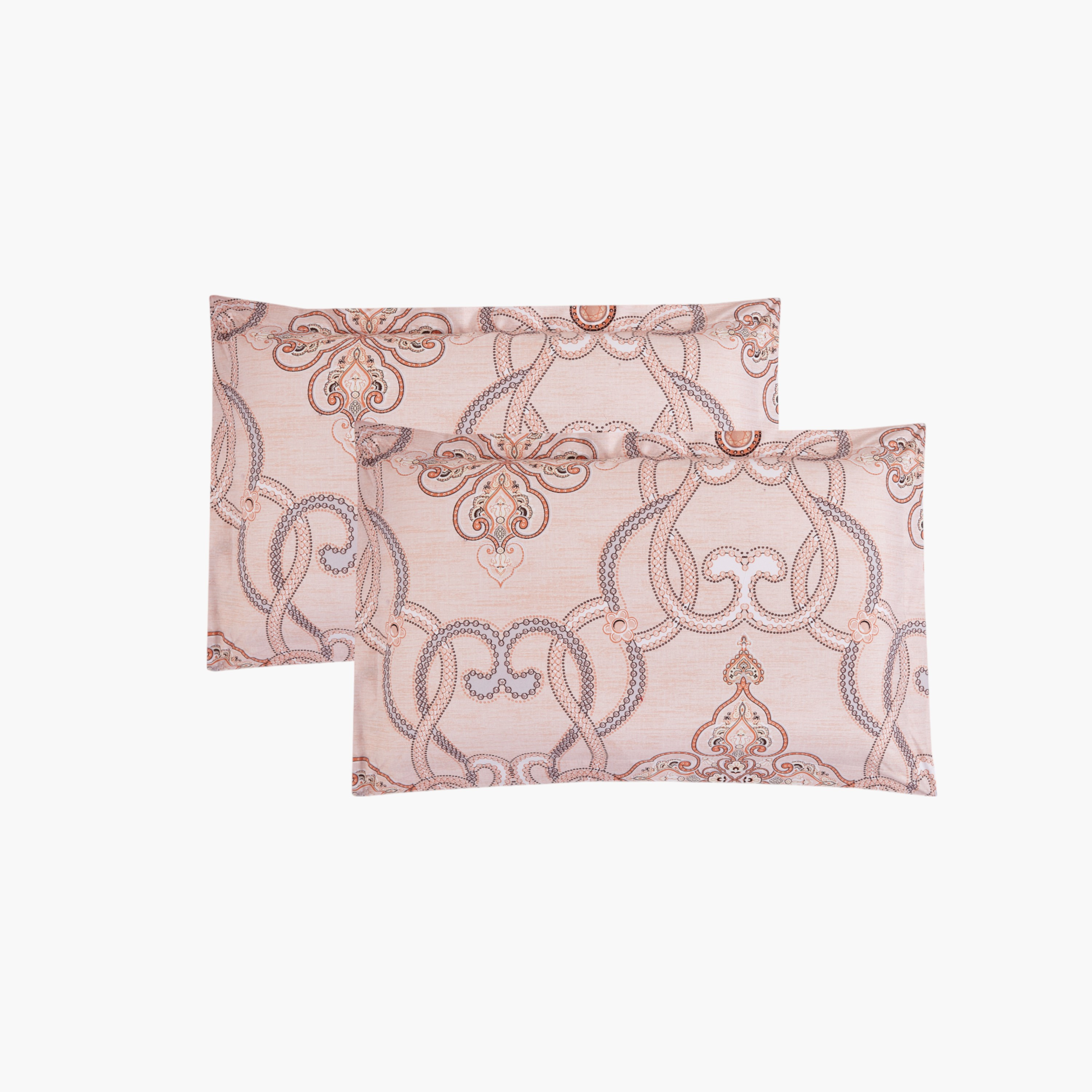 طقم لحاف كينج بطبعات لجميع المواسم 6 قطع من يونيك هوم - 240x260 سم-household-bedding-comfortersandbedspreads-comforters-image-5