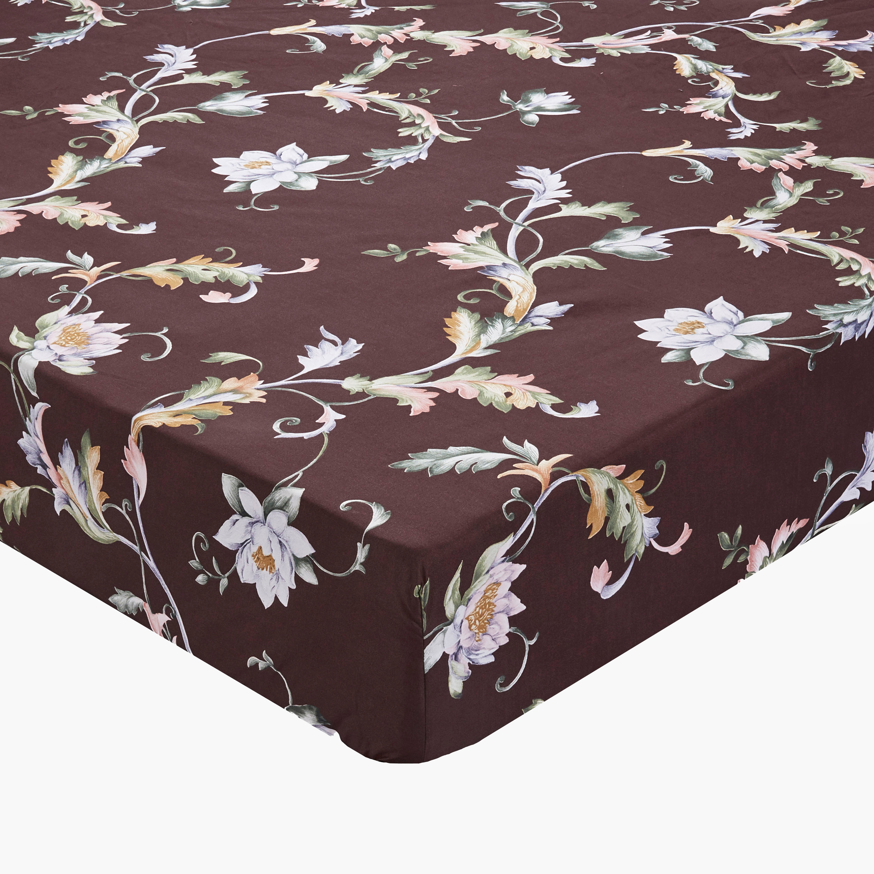 طقم لحاف كينج بطبعات لجميع المواسم 6 قطع من يونيك هوم - 240x260 سم-household-bedding-comfortersandbedspreads-comforters-image-6