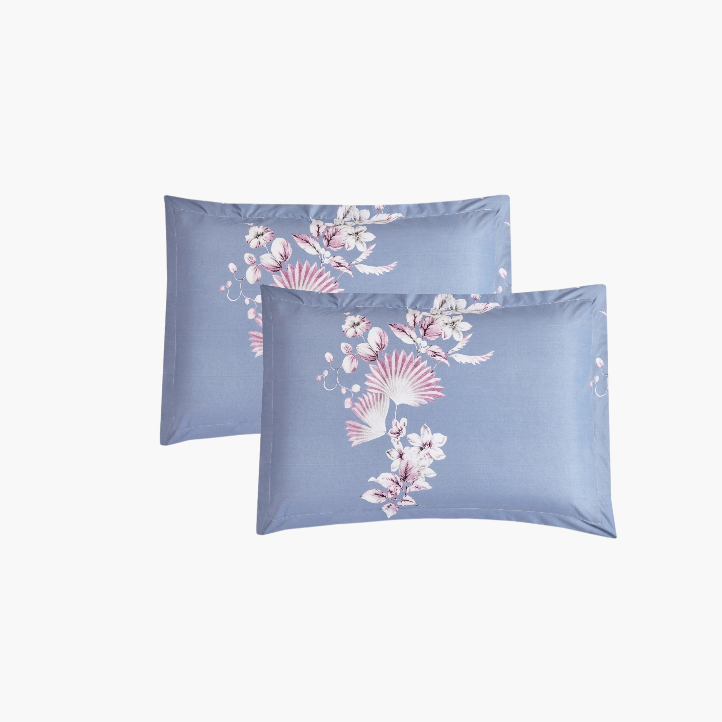 طقم لحاف كينج بطبعات لجميع المواسم 6 قطع من يونيك هوم - 240x260 سم-household-bedding-comfortersandbedspreads-comforters-image-5