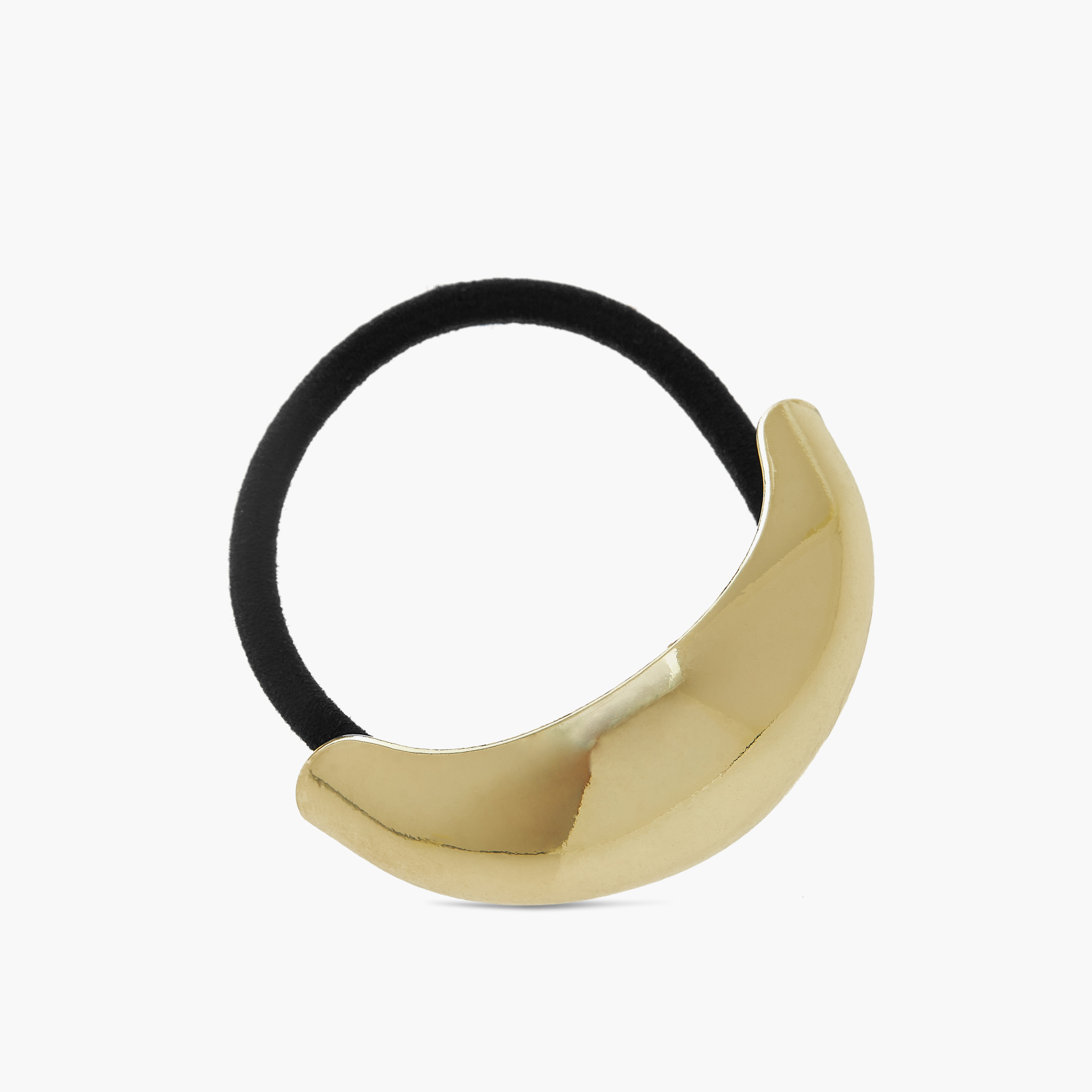 Metallic Accent Detail Elasticated Hair Tie-women-hairaccessories-scrunchies-image-3