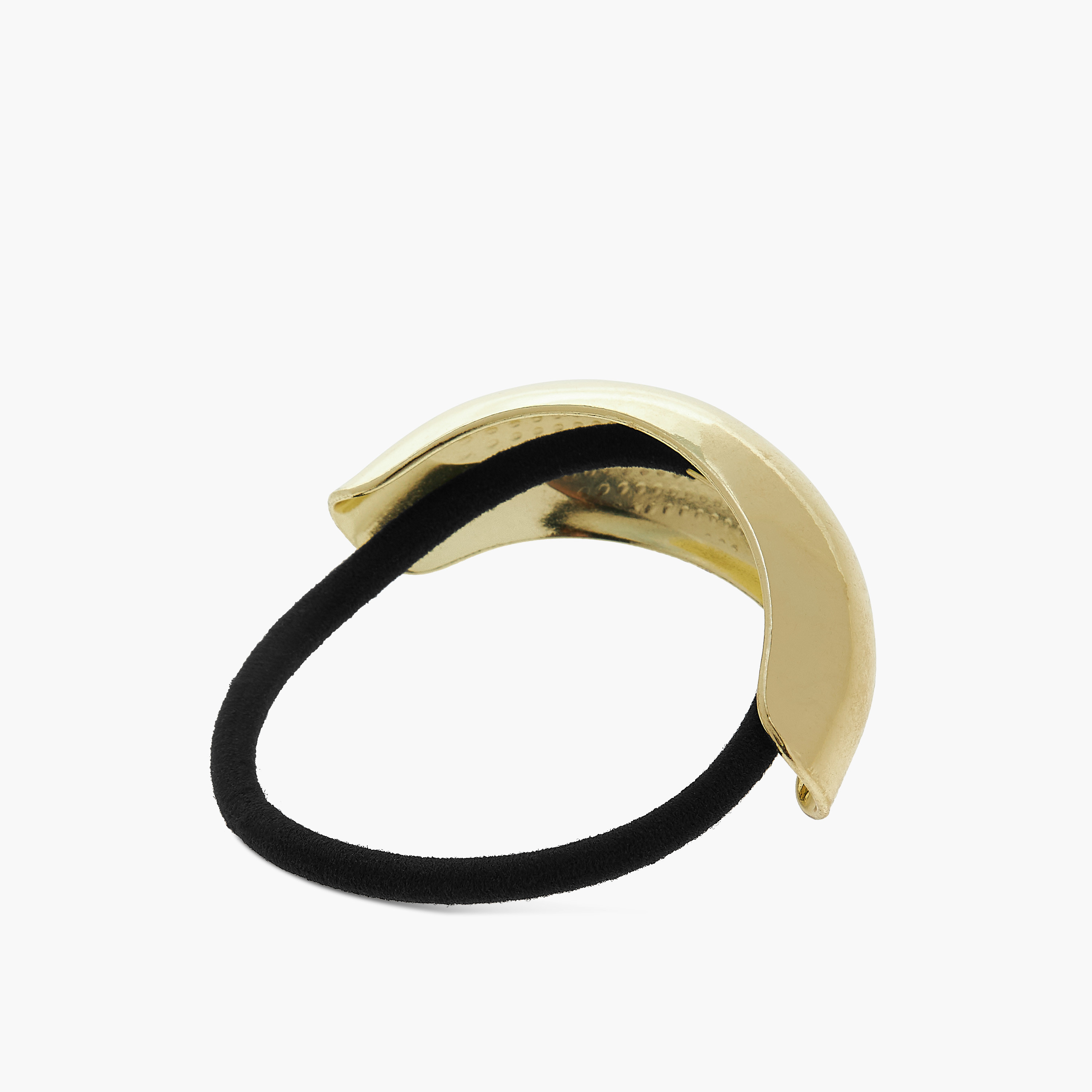 Metallic Accent Detail Elasticated Hair Tie-women-hairaccessories-scrunchies-image-4