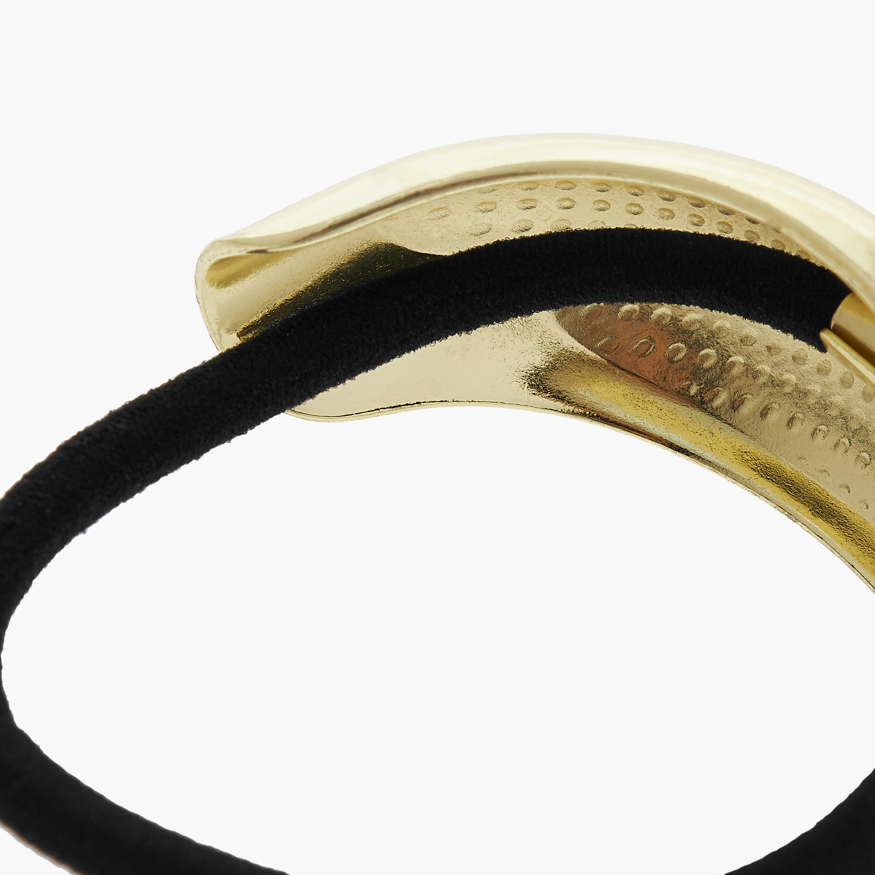 Metallic Accent Detail Elasticated Hair Tie-women-hairaccessories-scrunchies-image-5