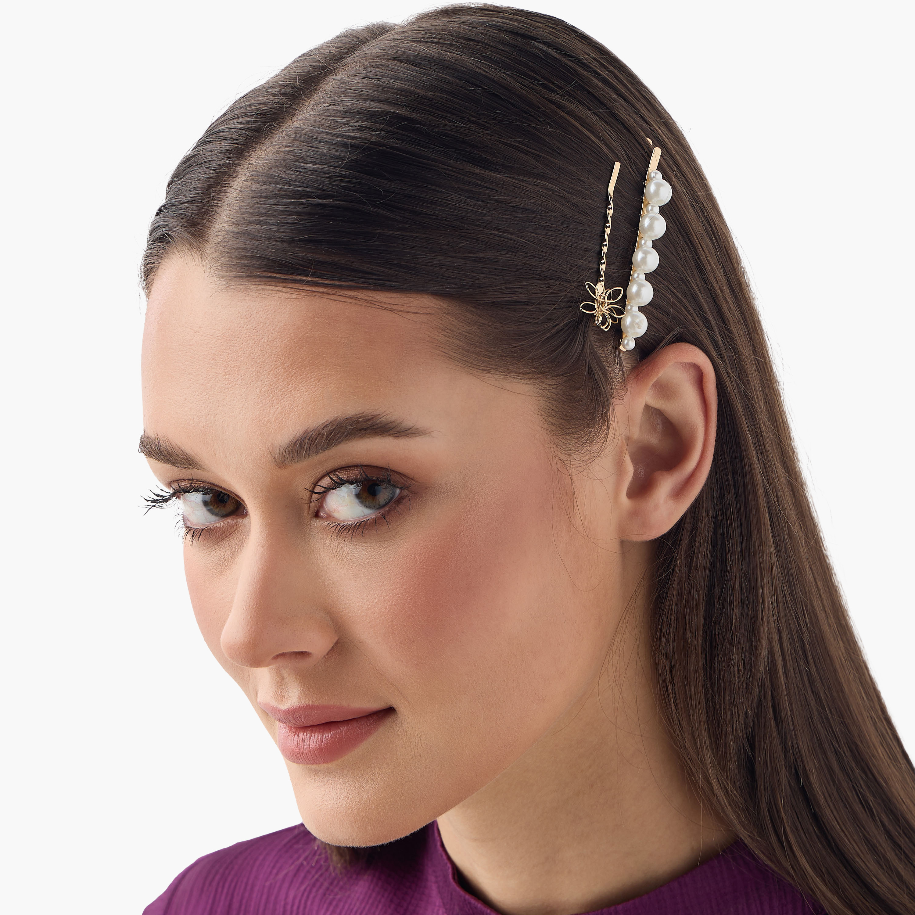Embellished Hair Pin - Set of 4-women-hairaccessories-hairpins-image-2