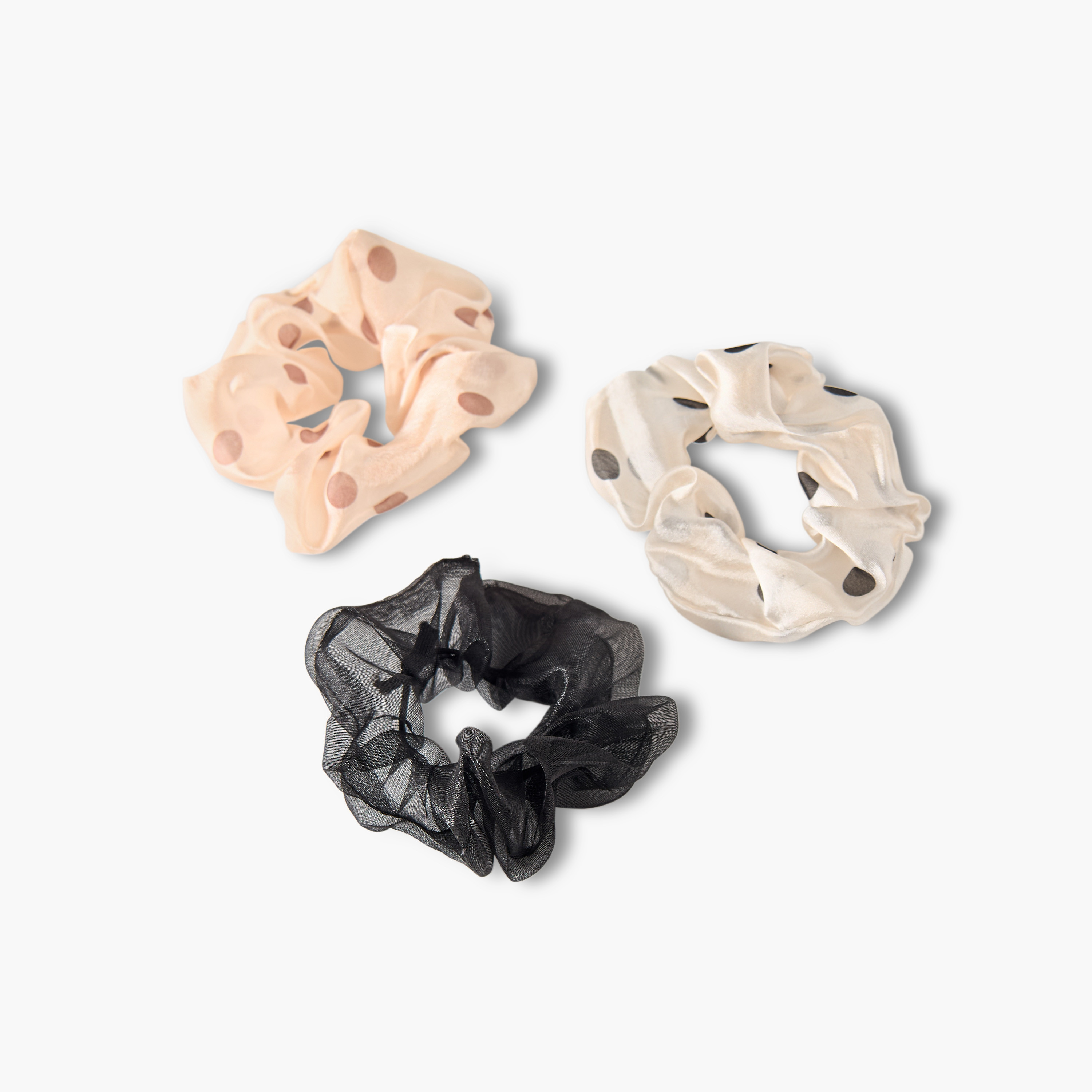 سكرانشي شعر مطاطي - طقم من 3 قطع متنوعة-women-hairaccessories-scrunchies-image-3