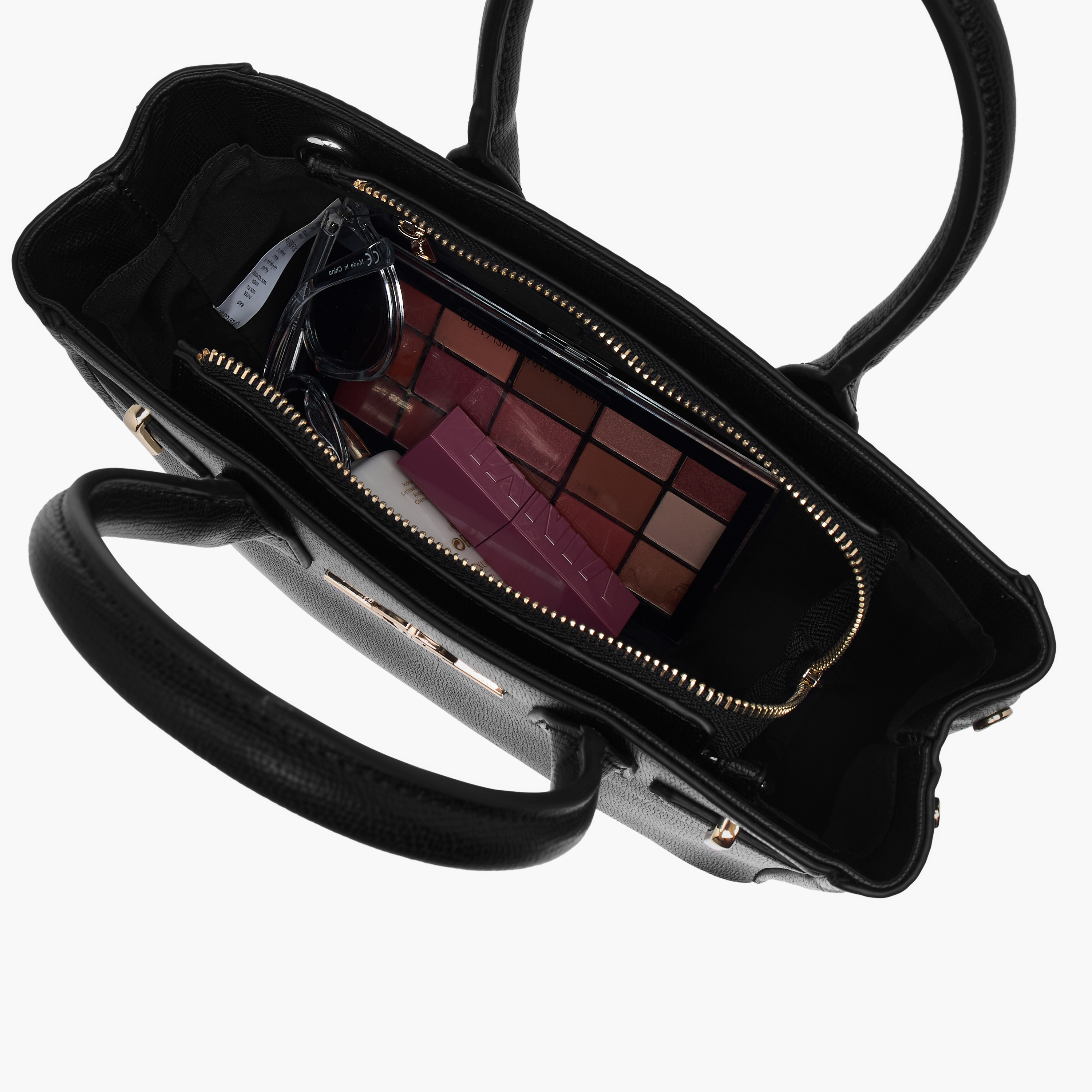 شنطة توتي بارزة الملمس بمقابض مزدوجة وحزام قابل للفصل من لو كونفورت-women-bagsandwallets-handbags-image-7
