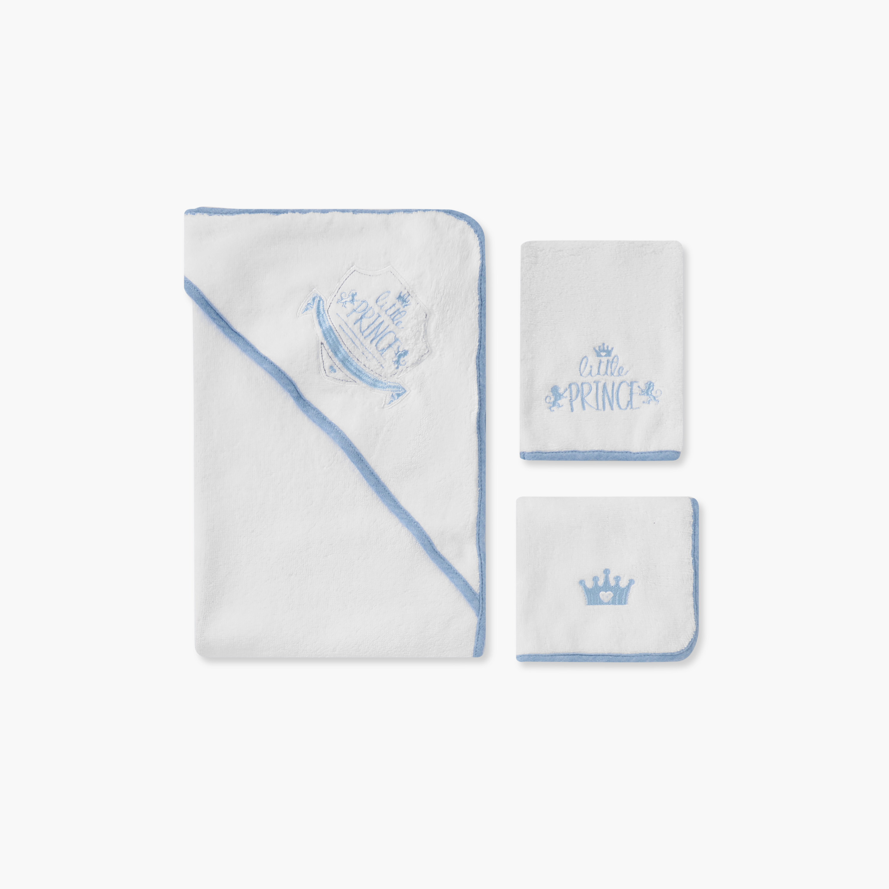 Giggles 4-Piece Hooded Bathrobe and Towel Set-baby-bathandcare-towels-image-3