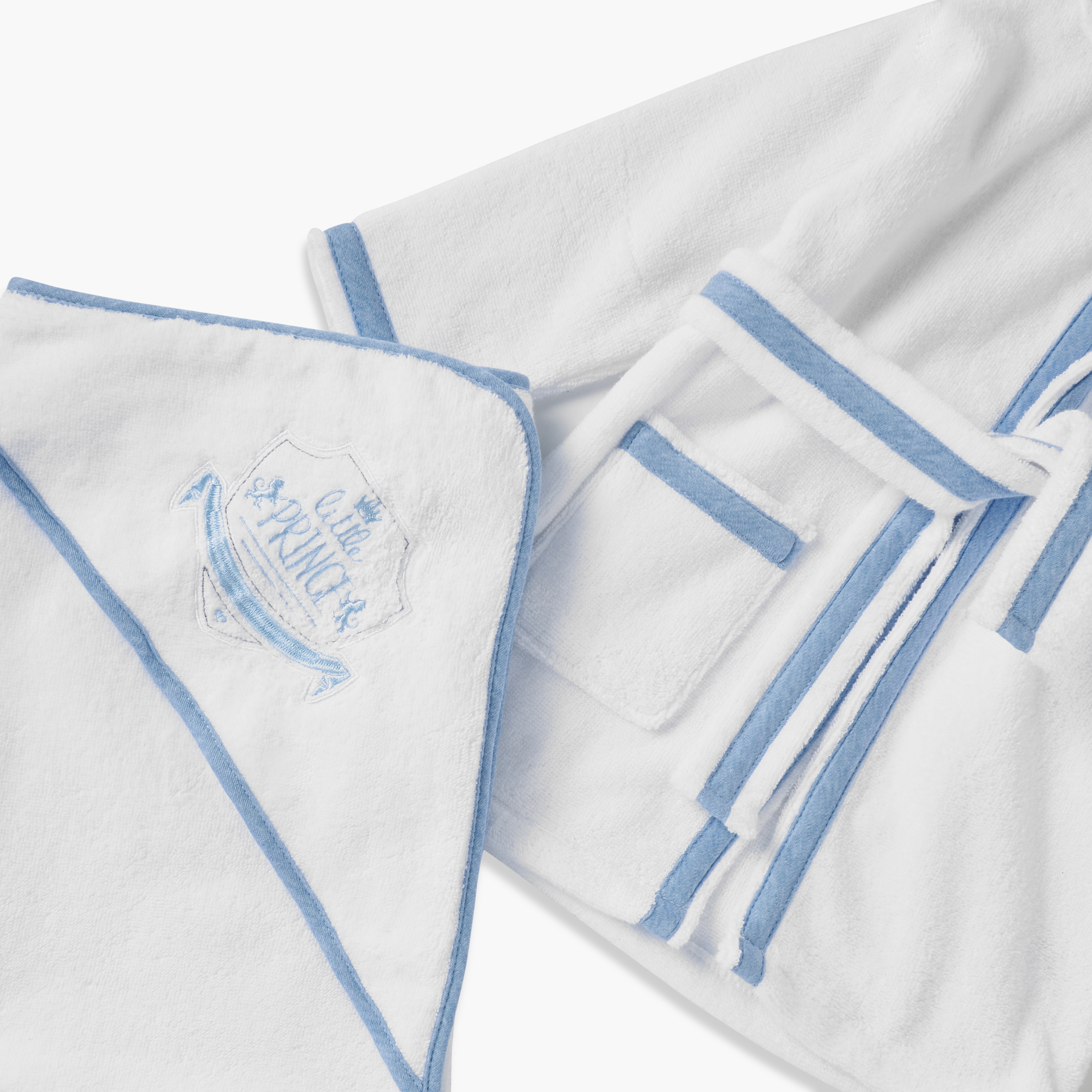 Giggles 4-Piece Hooded Bathrobe and Towel Set-baby-bathandcare-towels-image-5
