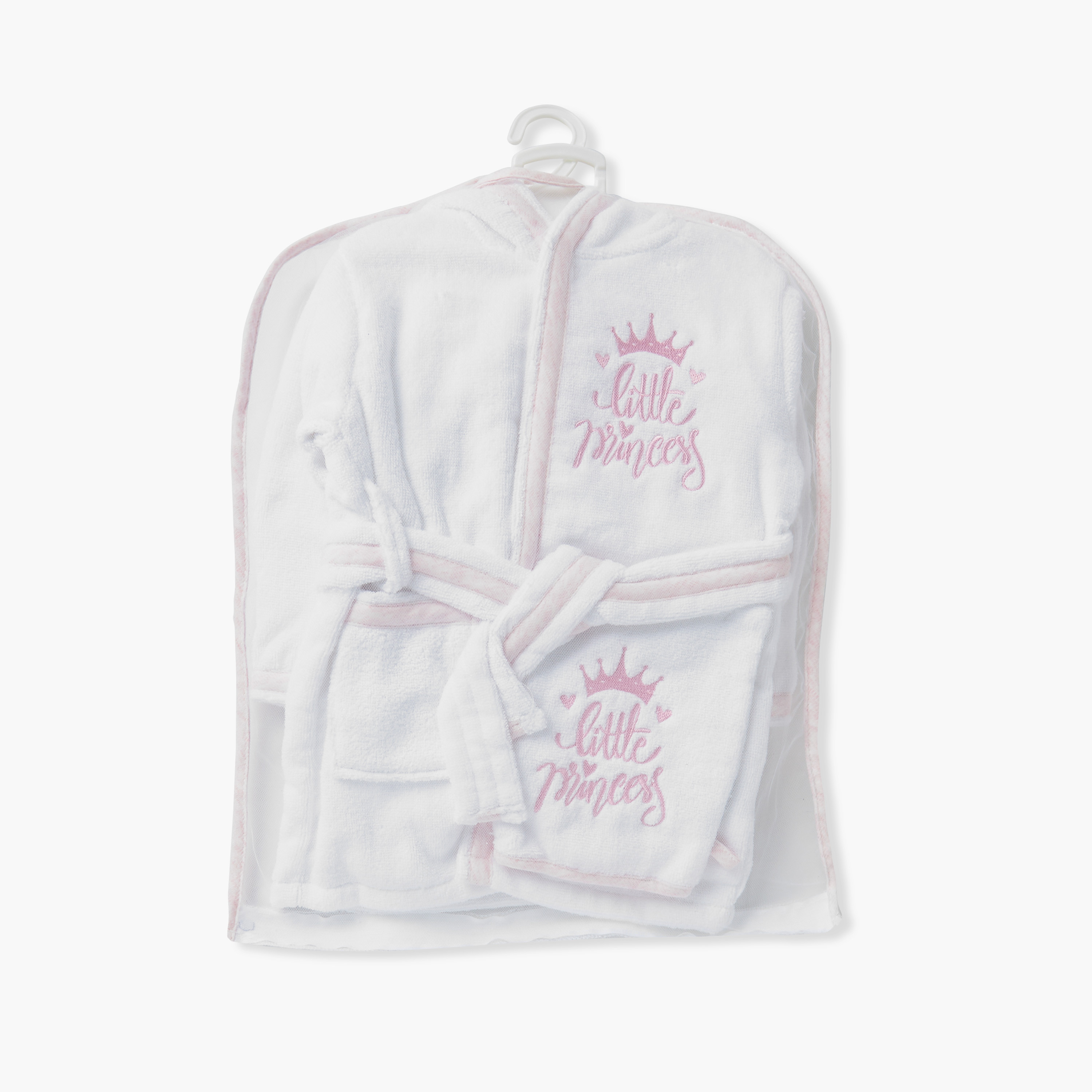 Giggles 4-Piece Hooded Bathrobe and Towel Set-baby-bathandcare-towels-image-7