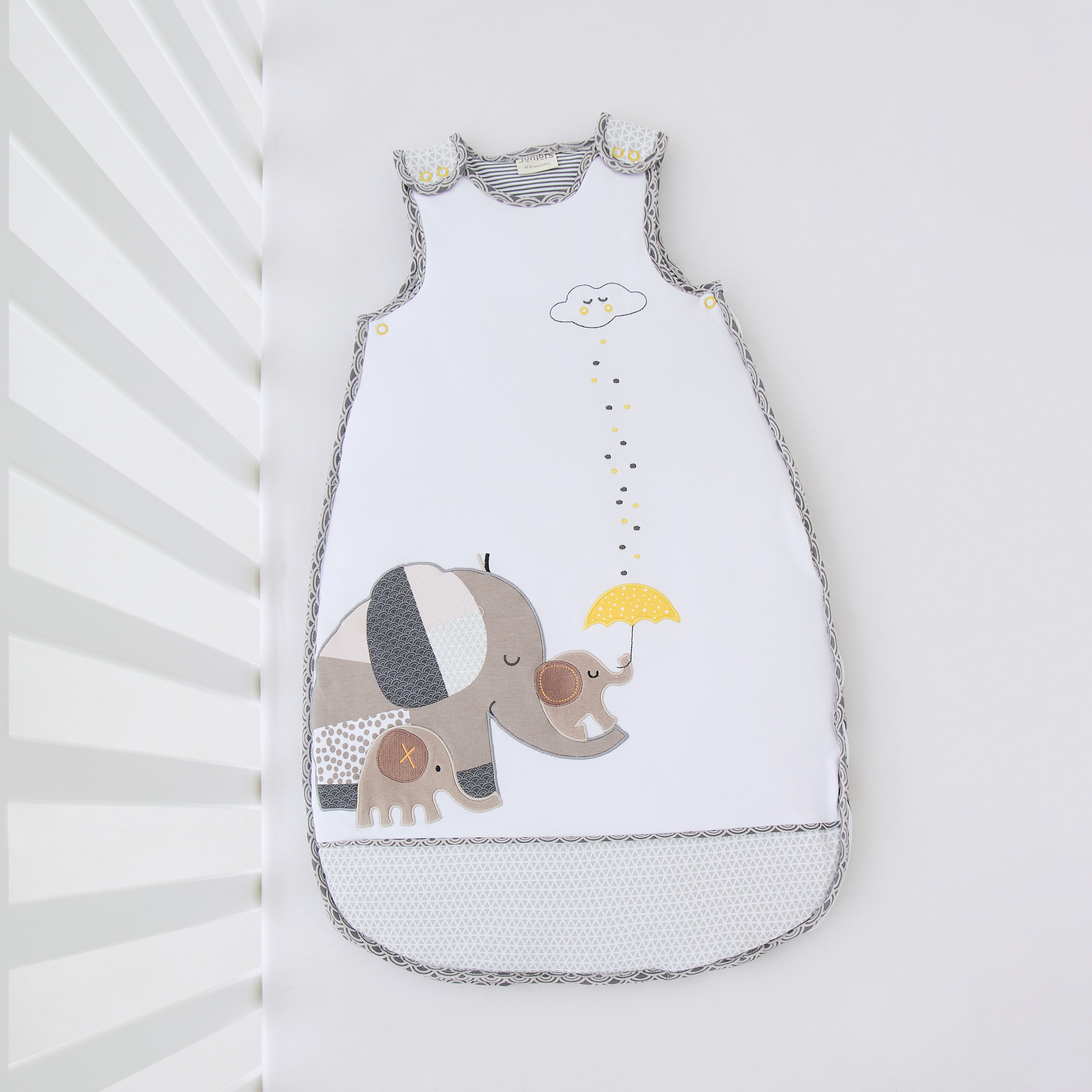 Juniors Embroidered Sleeping Bag - 6-18 months-baby-nursery-blanketsandswaddles-swaddlesandsleepingbags-image-1