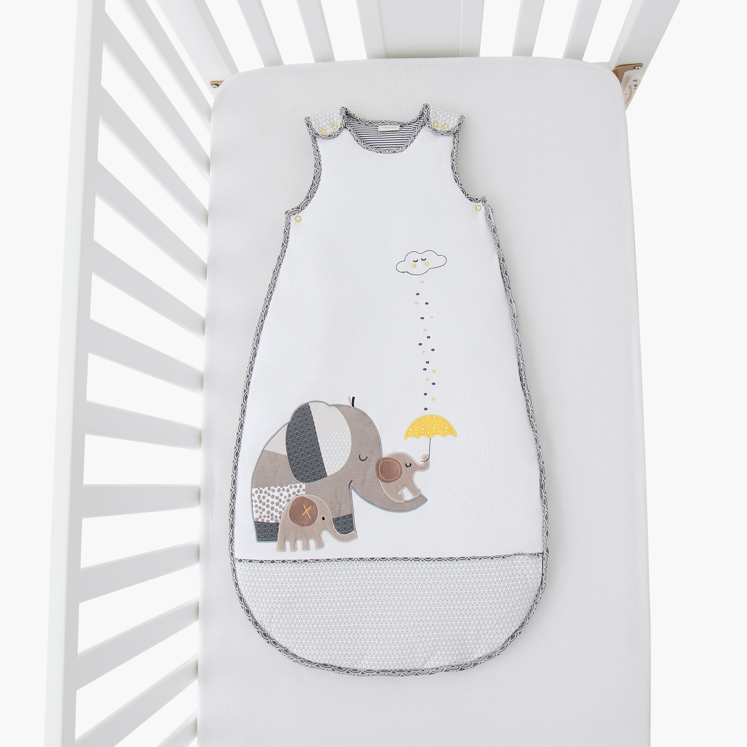 كيس نوم 2.5 توج بزخارف فيل من جونيورز - 6-18 شهر-baby-nursery-blanketsandswaddles-swaddlesandsleepingbags-image-1