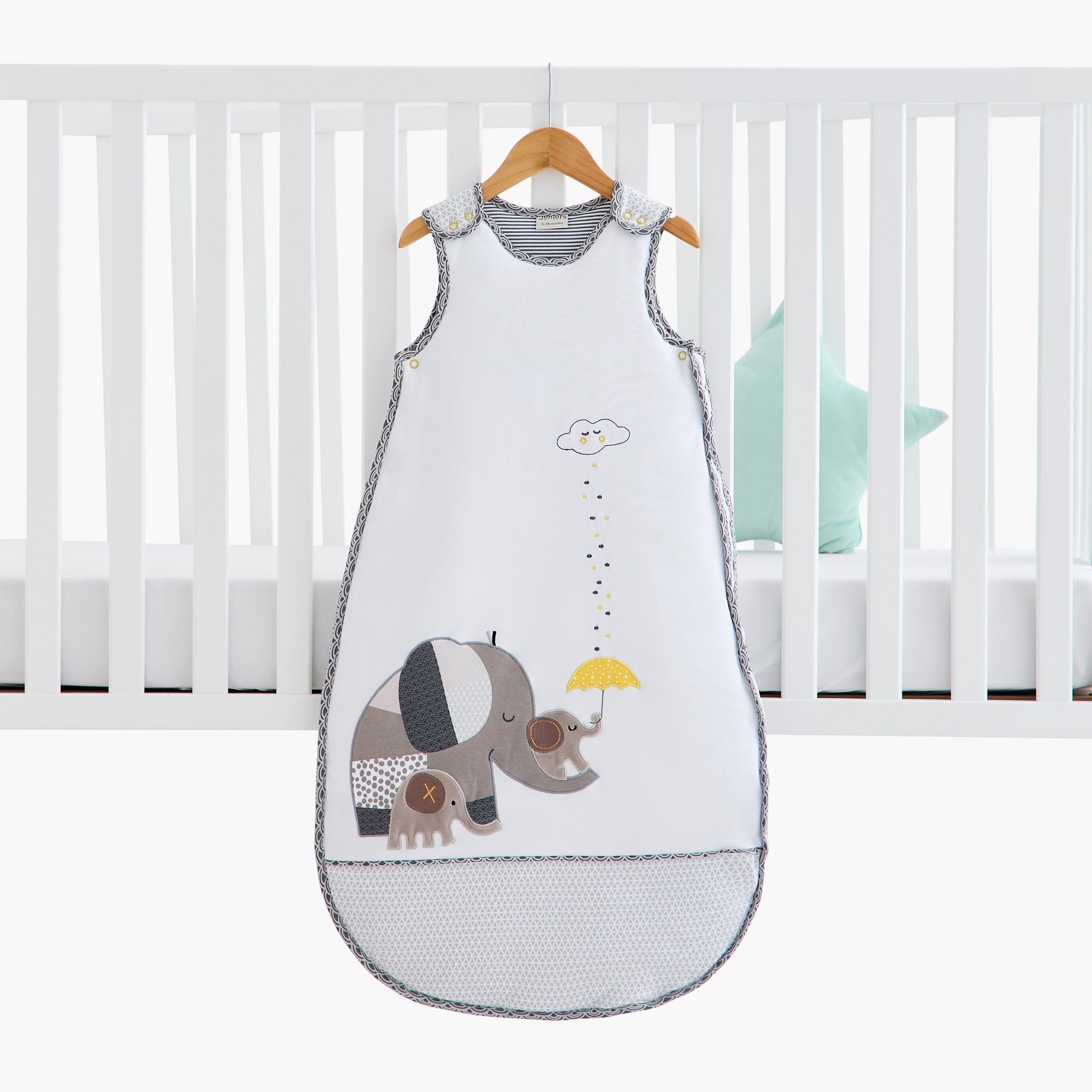 كيس نوم 2.5 توج بزخارف فيل من جونيورز - 6-18 شهر-baby-nursery-blanketsandswaddles-swaddlesandsleepingbags-image-2