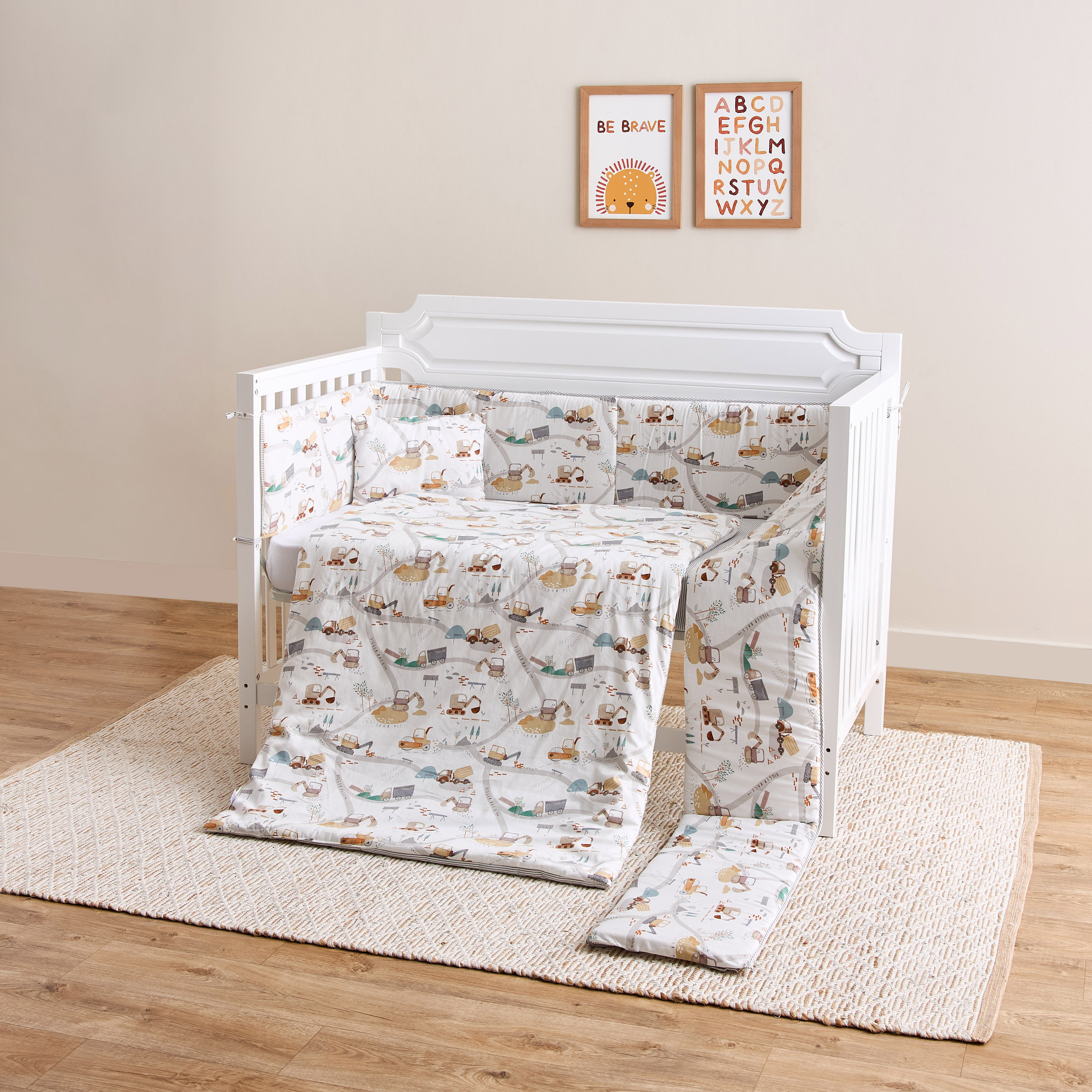 Juniors 4-Piece Vehicle Print Comforter Set-baby-nursery-babybedding-image-1