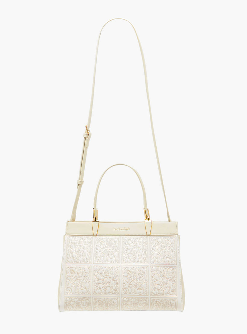 Le Confort Embroidered Tote Bag with Detachable Strap and Zip Closure-women-bagsandwallets-handbags-image-3