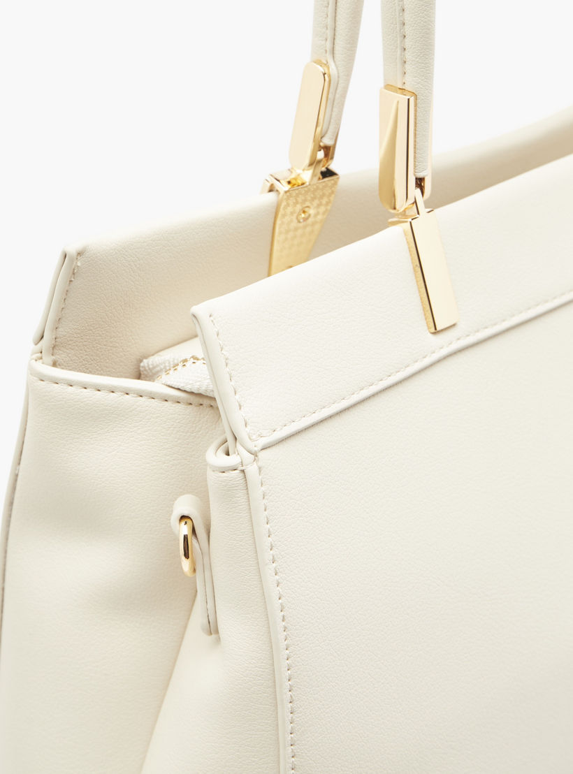 Le Confort Embroidered Tote Bag with Detachable Strap and Zip Closure-women-bagsandwallets-handbags-image-6