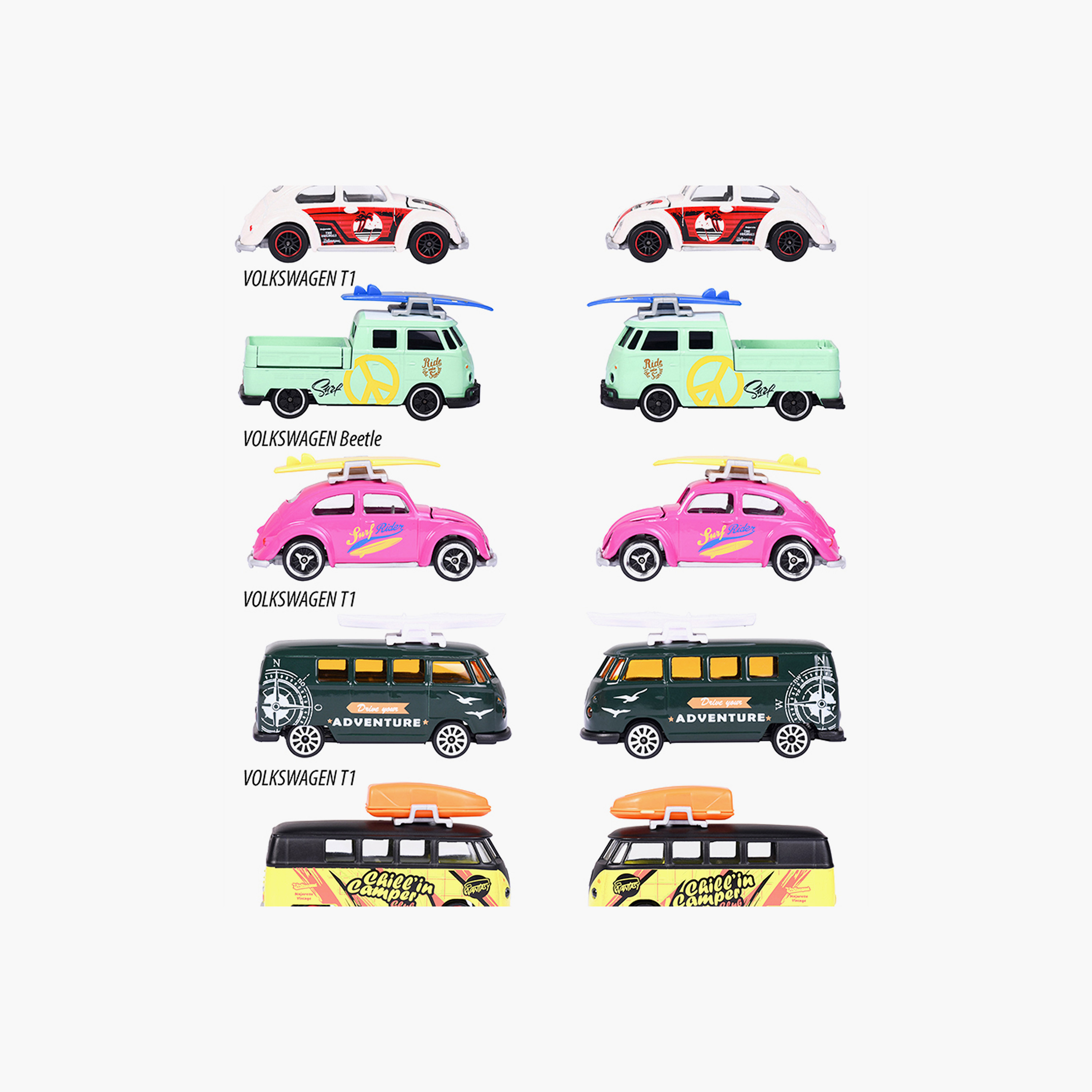 Majorette Volkswagen Toy Car - Set of 5-toys-playvehicles-diecastcars-image-2