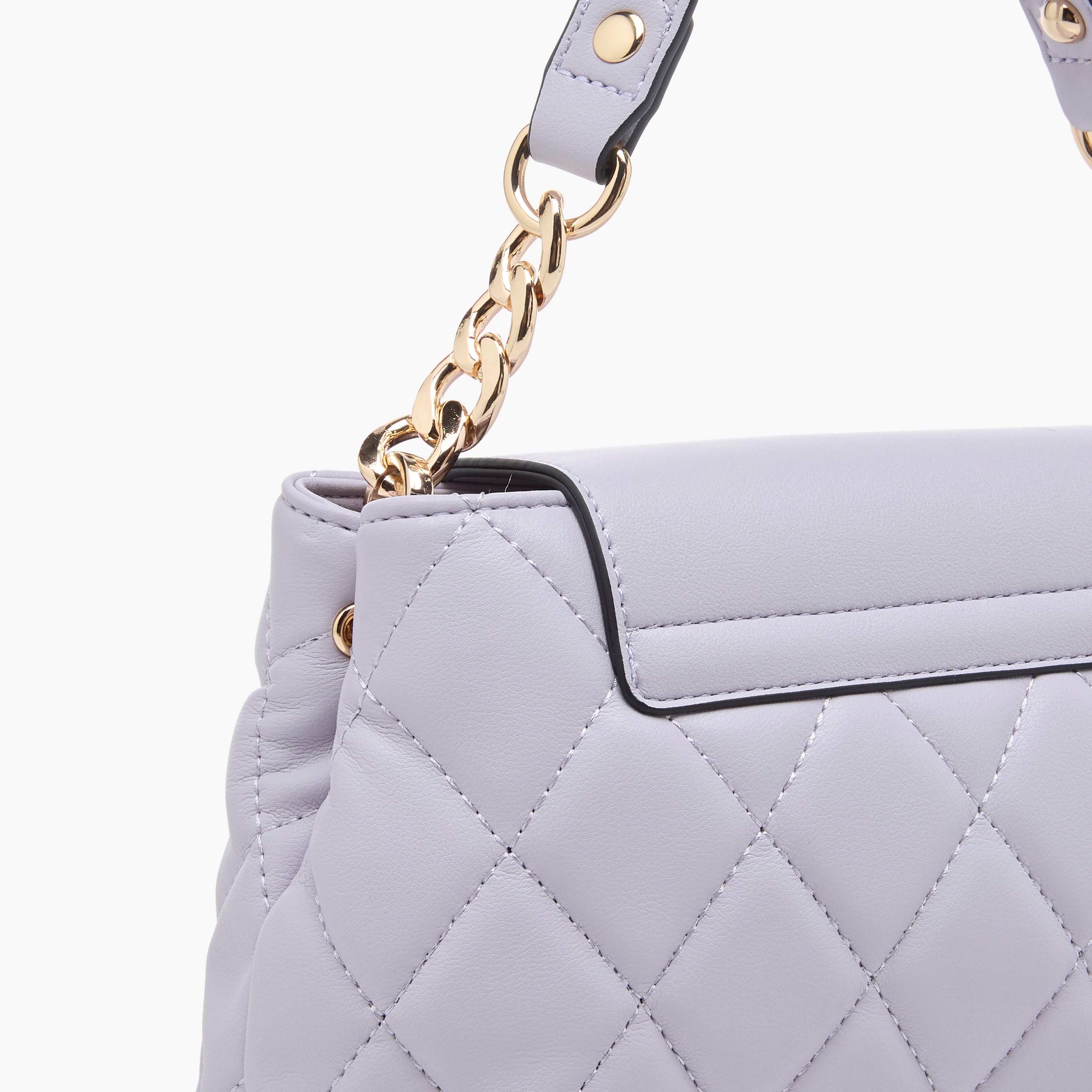 Paprika Quilted Crossbody Bag with Detachable Chain Strap and Flap Closure-women-bagsandwallets-handbags-image-5