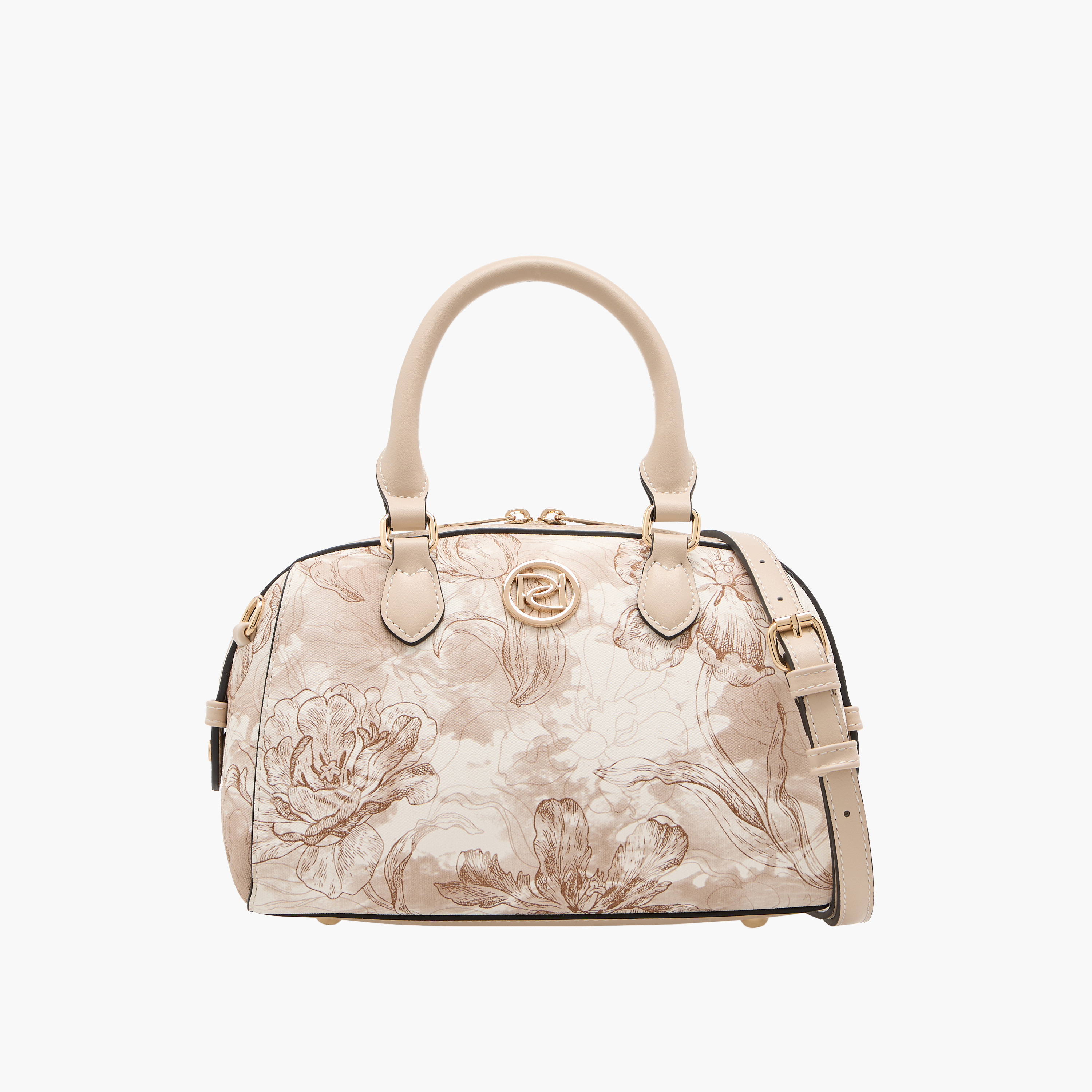 Paprika Logo Accent Tote Bag with Detachable Strap and Zip Closure-women-bagsandwallets-handbags-image-1