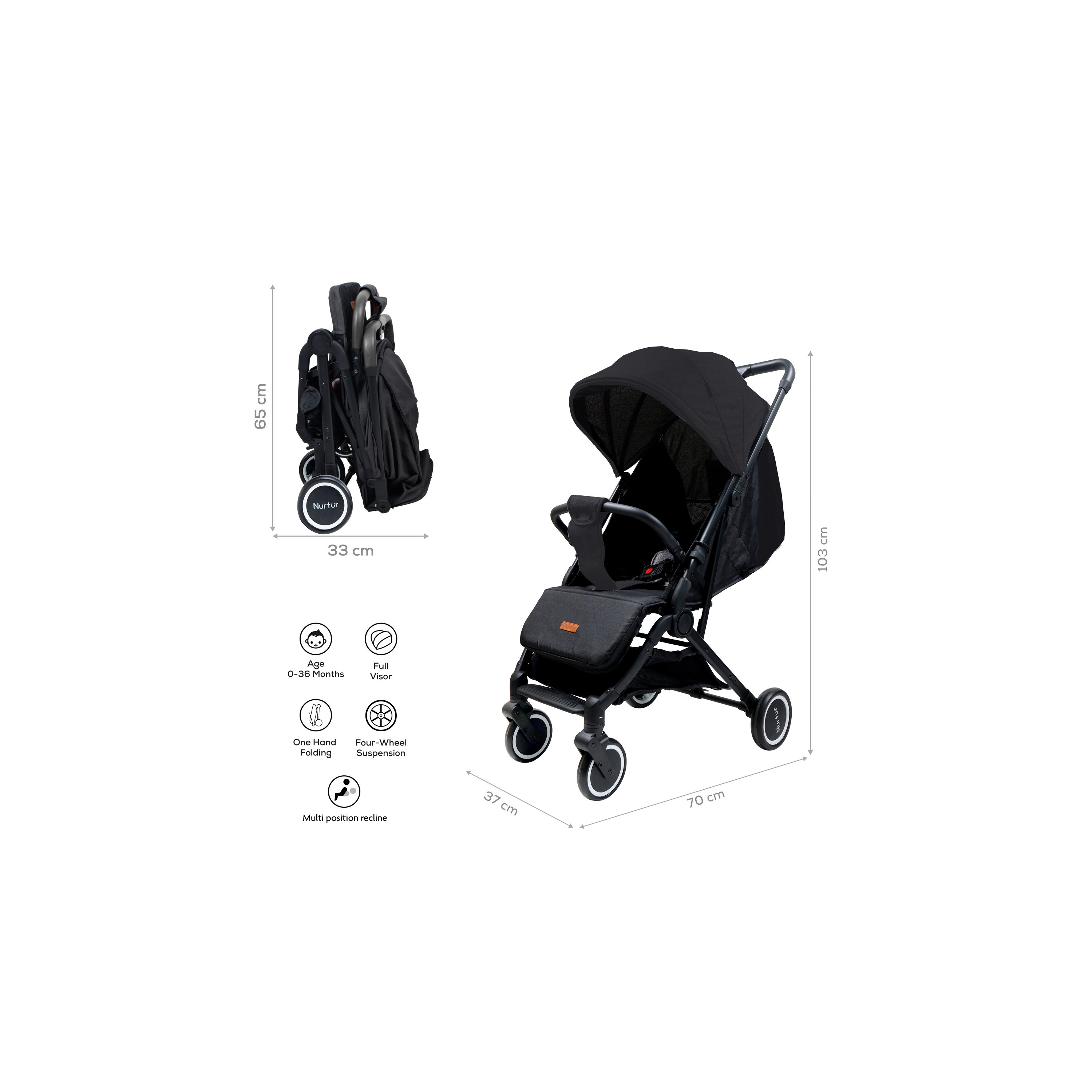 Nurtur Travel Combo Stroller with Car Seat-baby-gear-strollersandprams-travelsystems-image-10