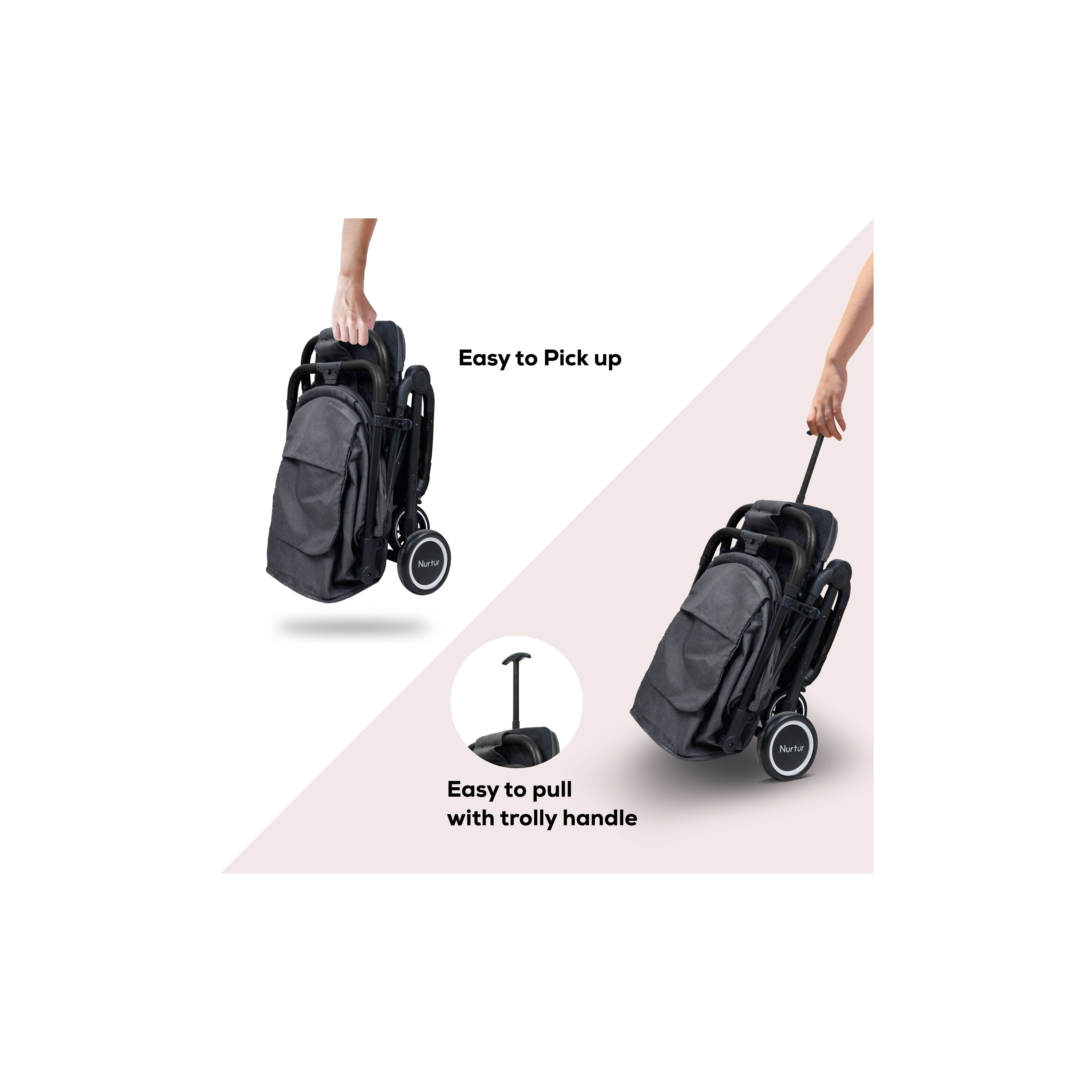 Nurtur Travel Combo Stroller with Car Seat-baby-gear-strollersandprams-travelsystems-image-2