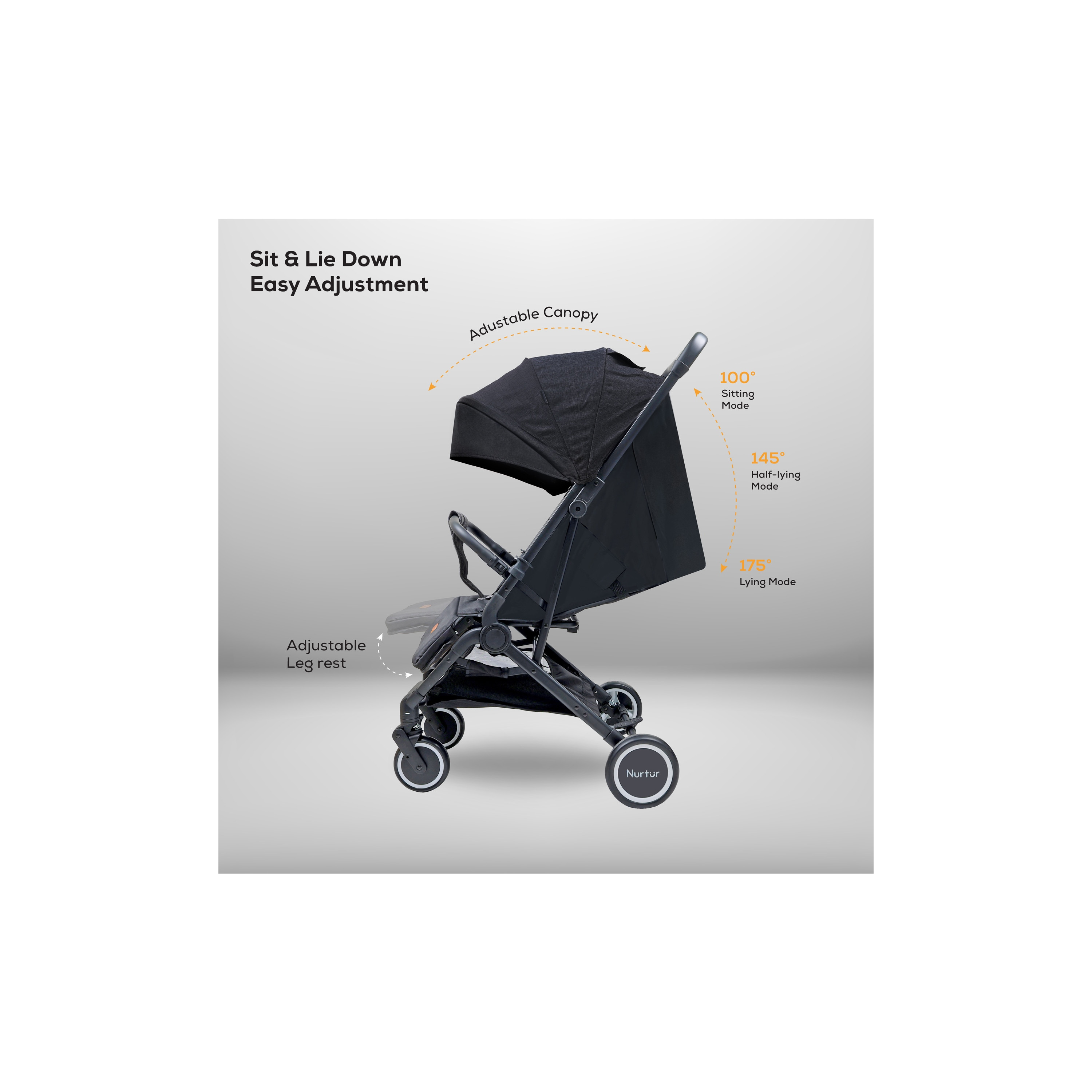 Nurtur Travel Combo Stroller with Car Seat-baby-gear-strollersandprams-travelsystems-image-7