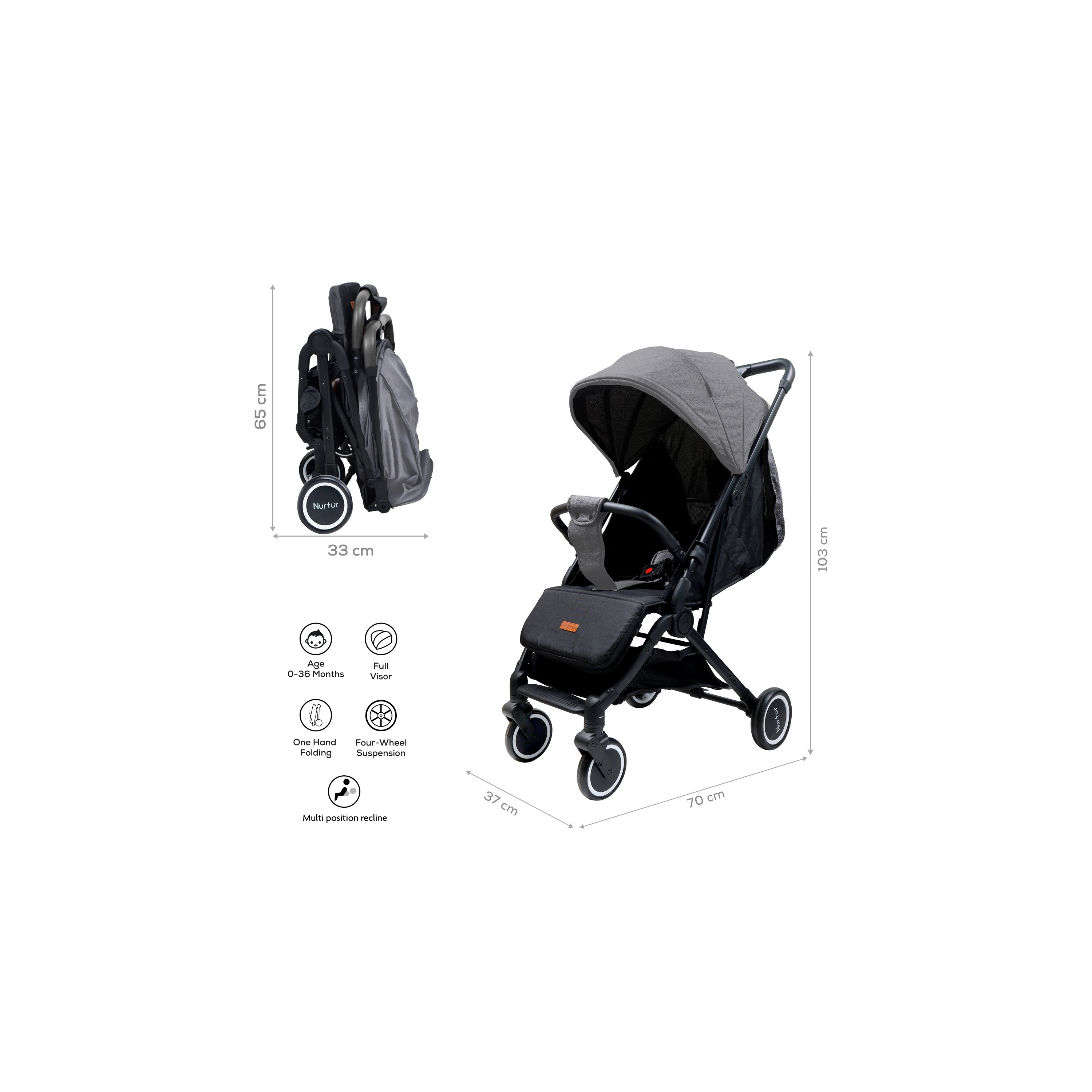 Nurtur Travel Combo Stroller with Car Seat-baby-gear-strollersandprams-travelsystems-image-24