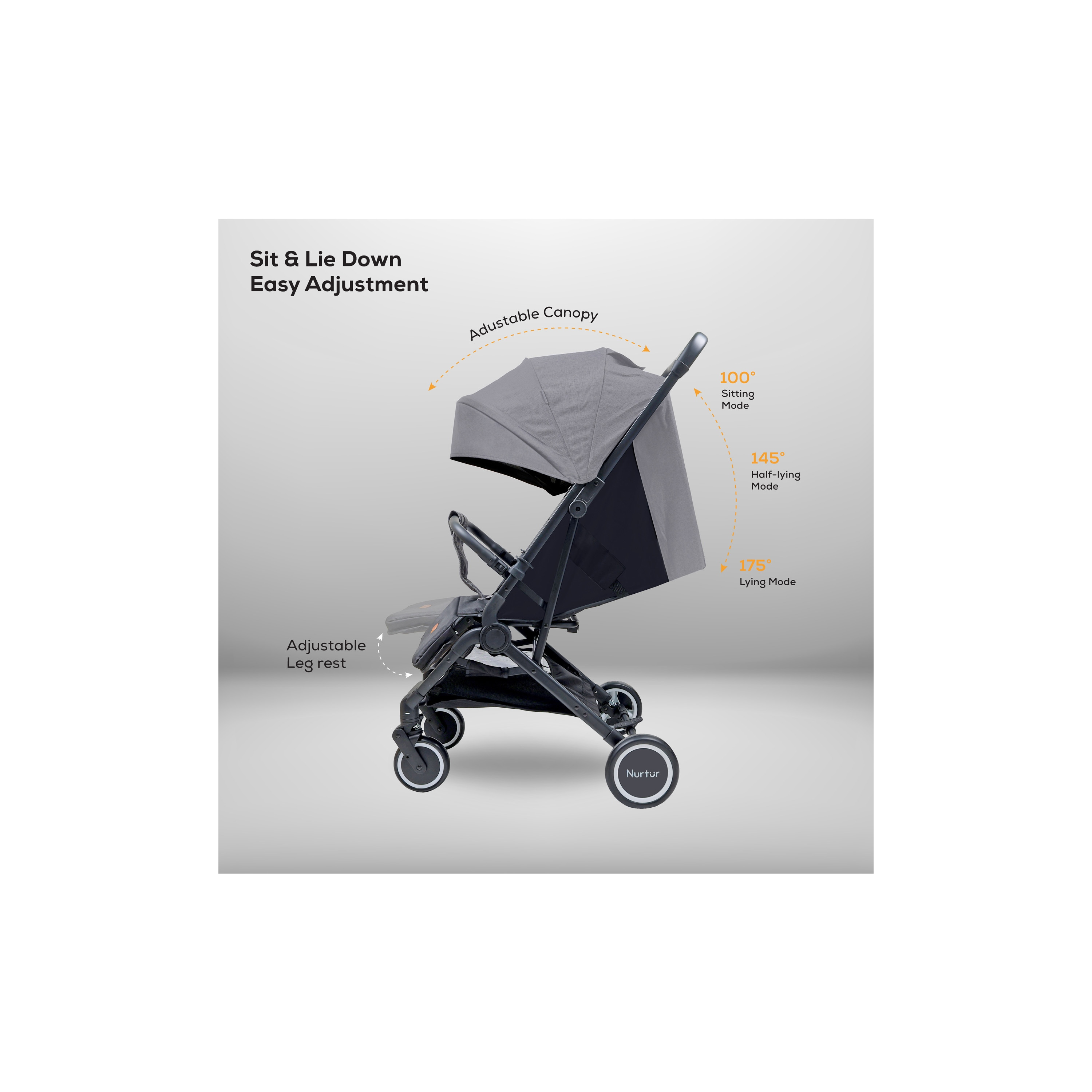 Nurtur Travel Combo Stroller with Car Seat-baby-gear-strollersandprams-travelsystems-image-20