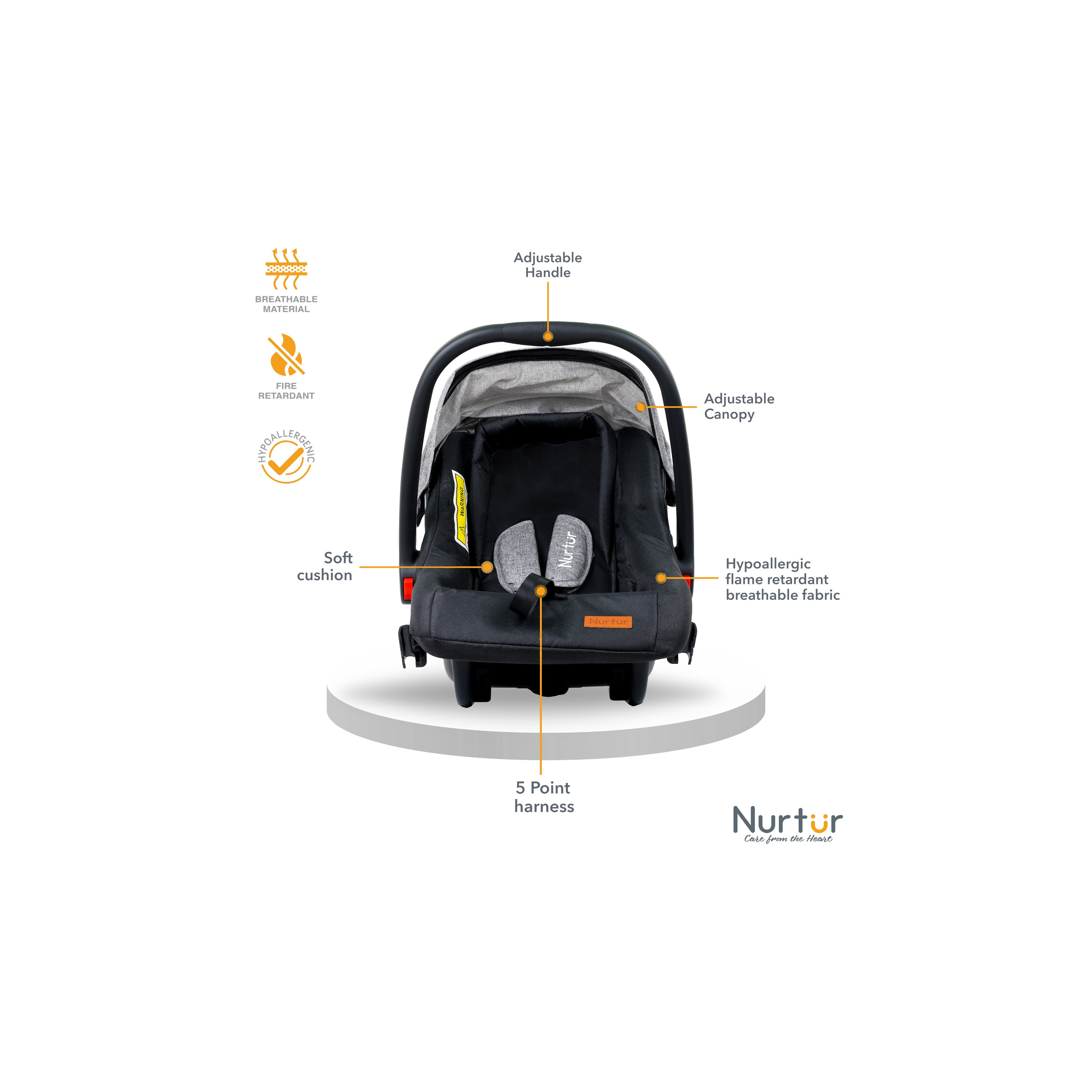 Nurtur Travel Combo Stroller with Car Seat-baby-gear-strollersandprams-travelsystems-image-21
